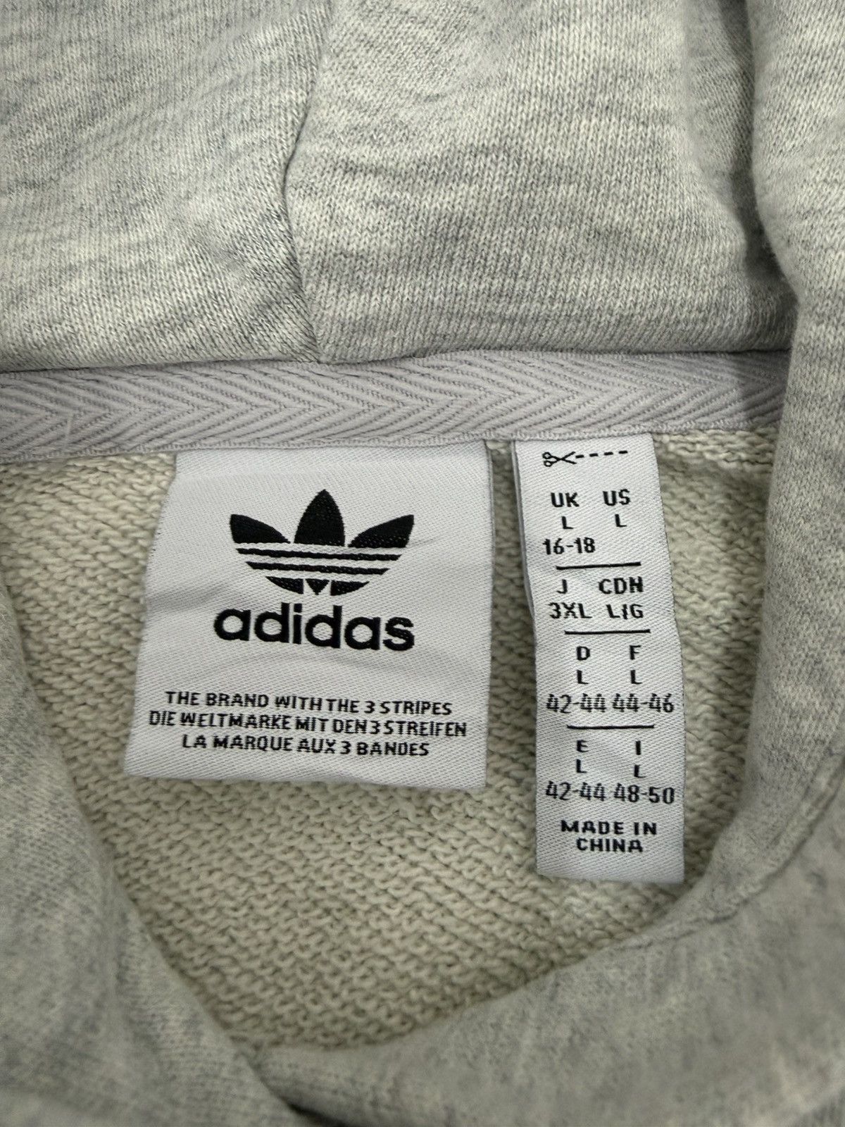 Adidas 🔥 Y2K Adidas Trefoil Sportwear Big Logo Croped Hoodie - L Size L / US 10 / IT 46 - 6 Thumbnail