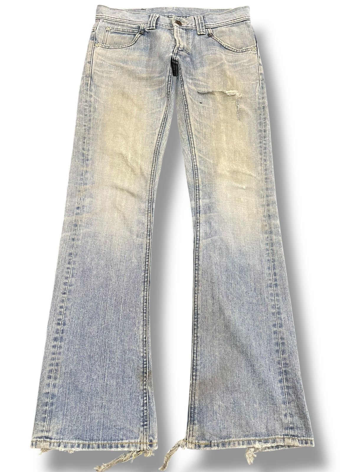 Lee Vintage Lee Riders Flare Bell Bottom Mudwash Denim Size US 32 / EU 48 - 1 Thumbnail