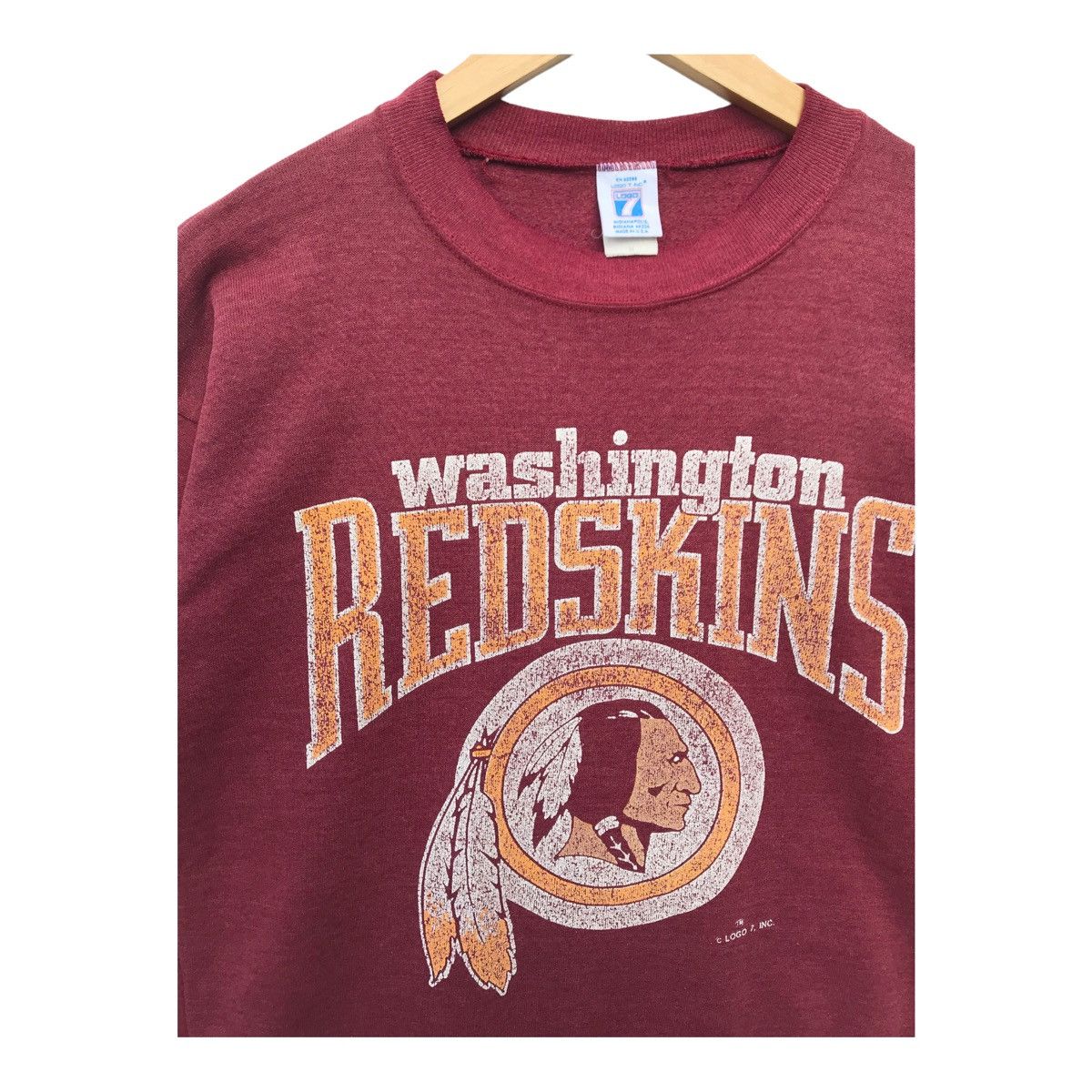 NFL Vintage Washington Redskins Logo 7 NFL Sweatshirt Size US S / EU 44-46 / 1 - 5 Thumbnail