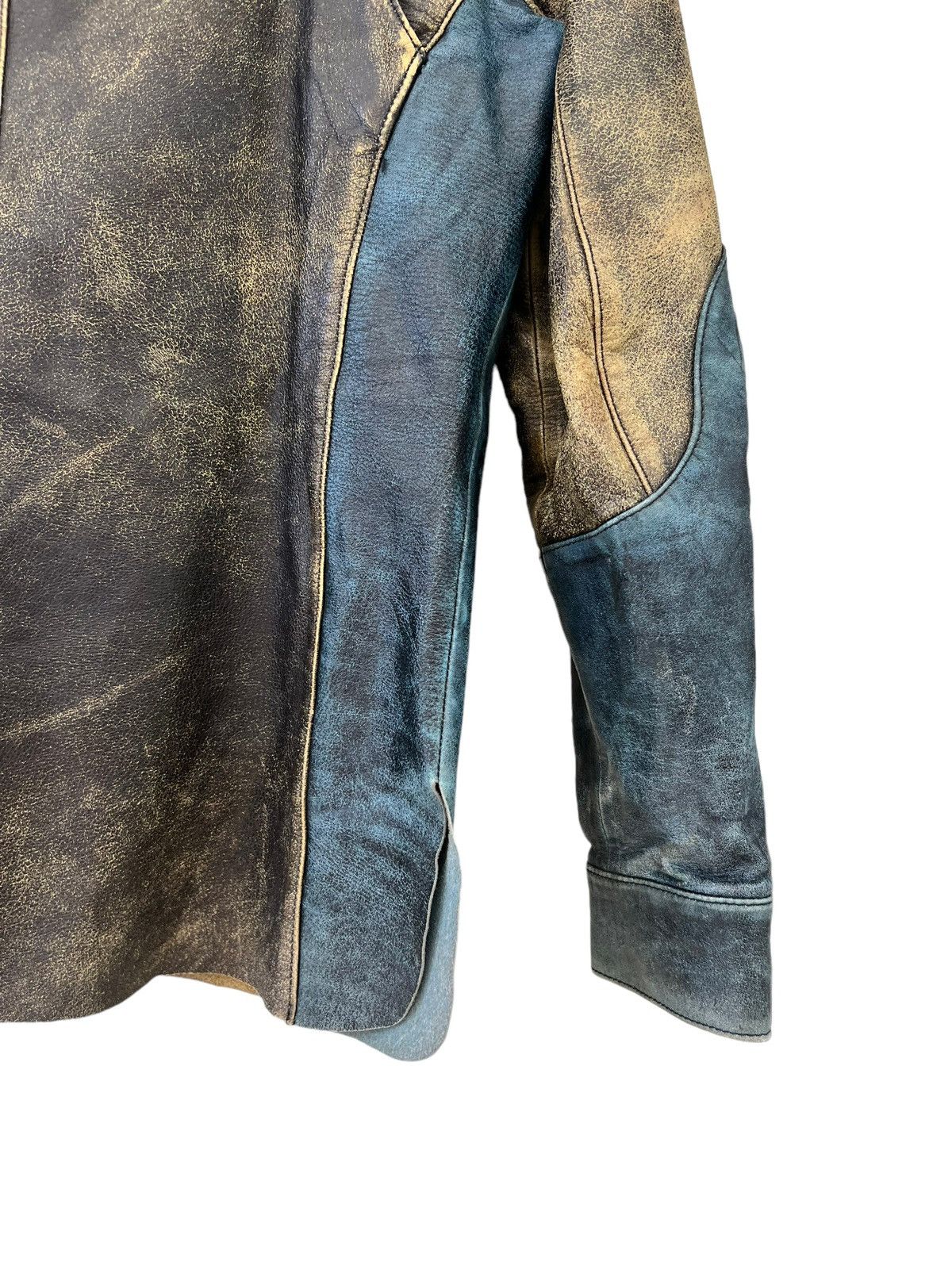 Obelisk Vintage Obelisk Japan Nice Patina Horse Leather Shirt Size US M / EU 48-50 / 2 - 18 Thumbnail
