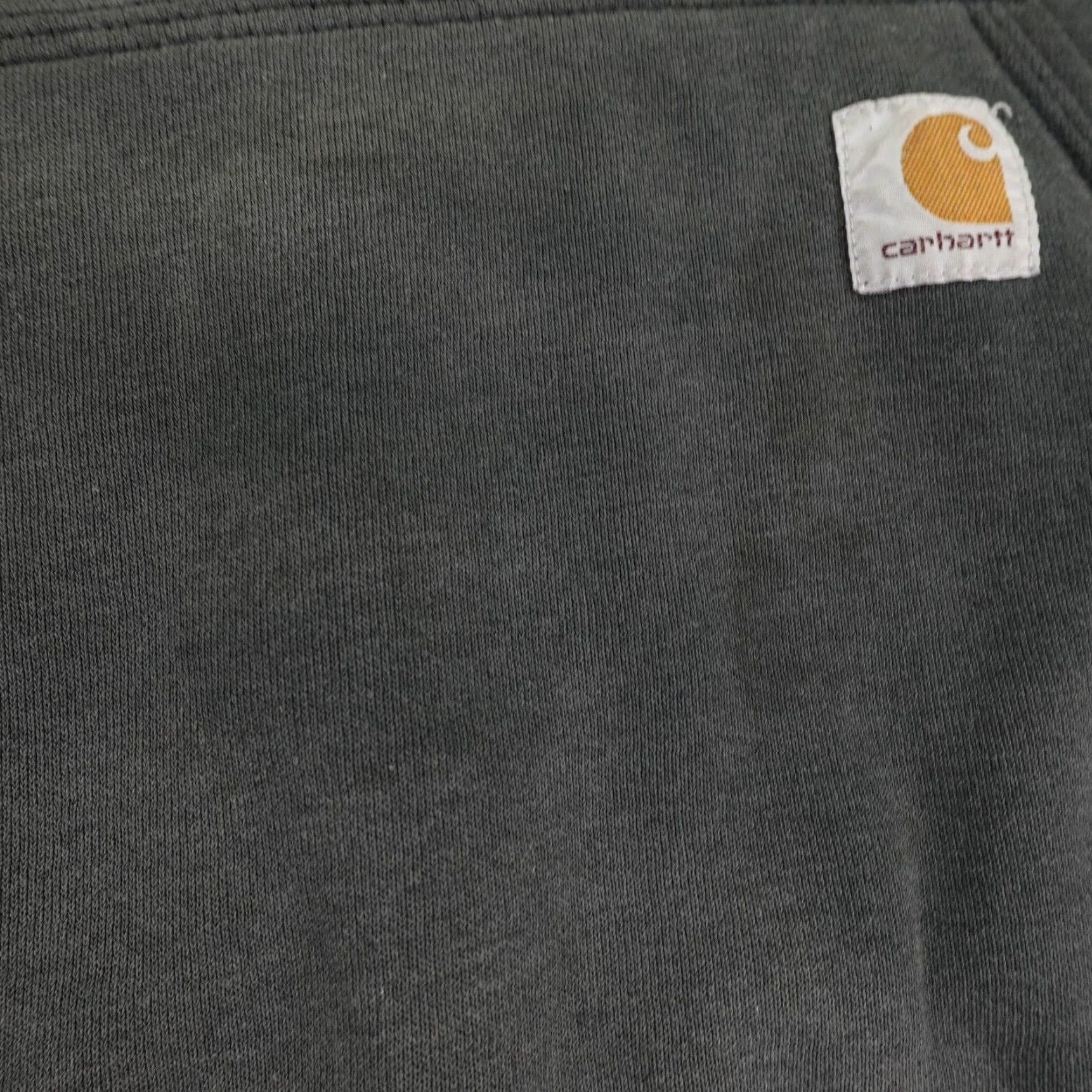 Carhartt VINTAGE Carhartt Hoodie Mens XL Black Original Fit Pullover Sweatshirt Logo Hooded Pockets Outdoor 90s Mens Size US XL / EU 56 / 4 - 4 Thumbnail