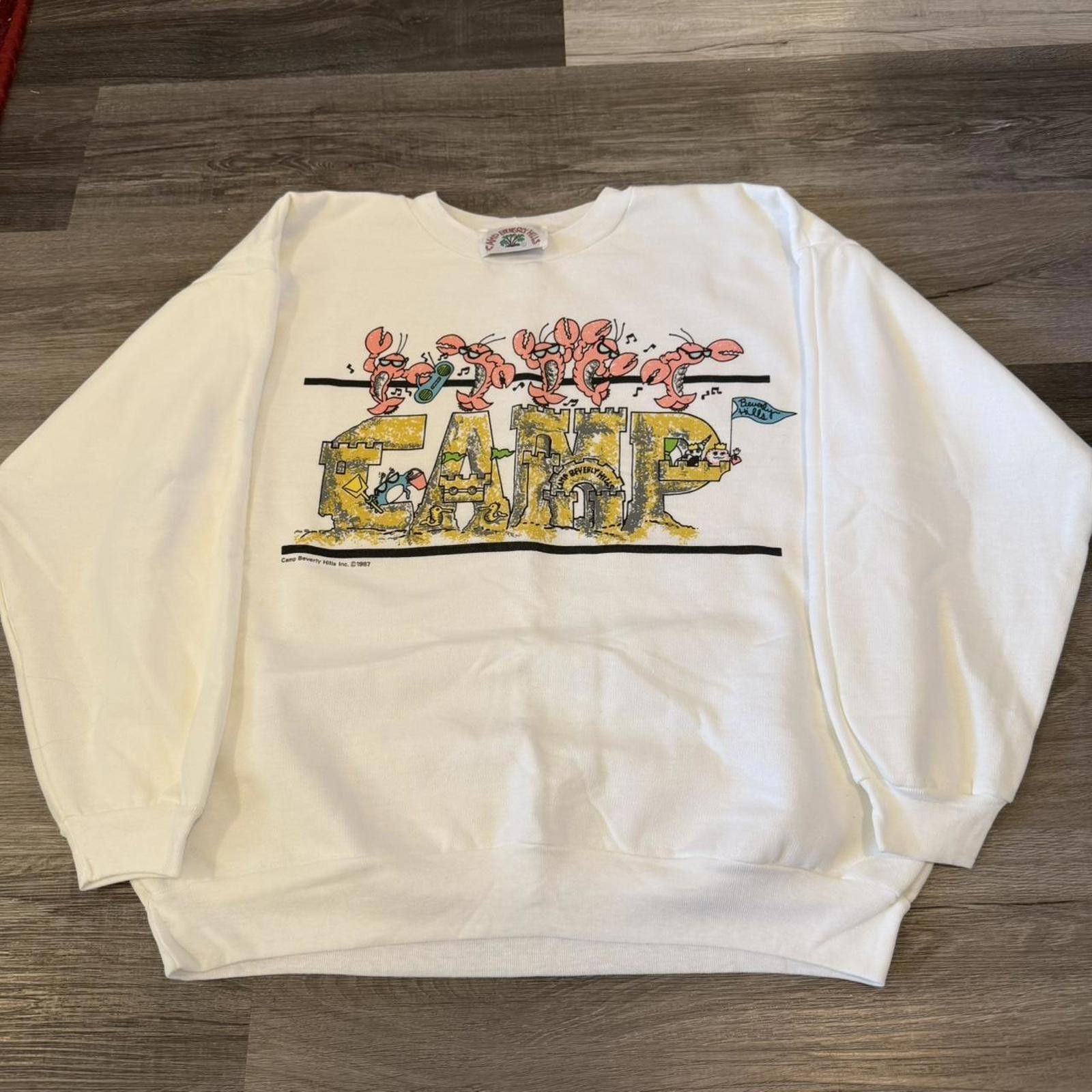 Other Vintage camp Beverly Hills crewneck sweatshirt 1987 M Size US M / EU 48-50 / 2 - 3 Thumbnail