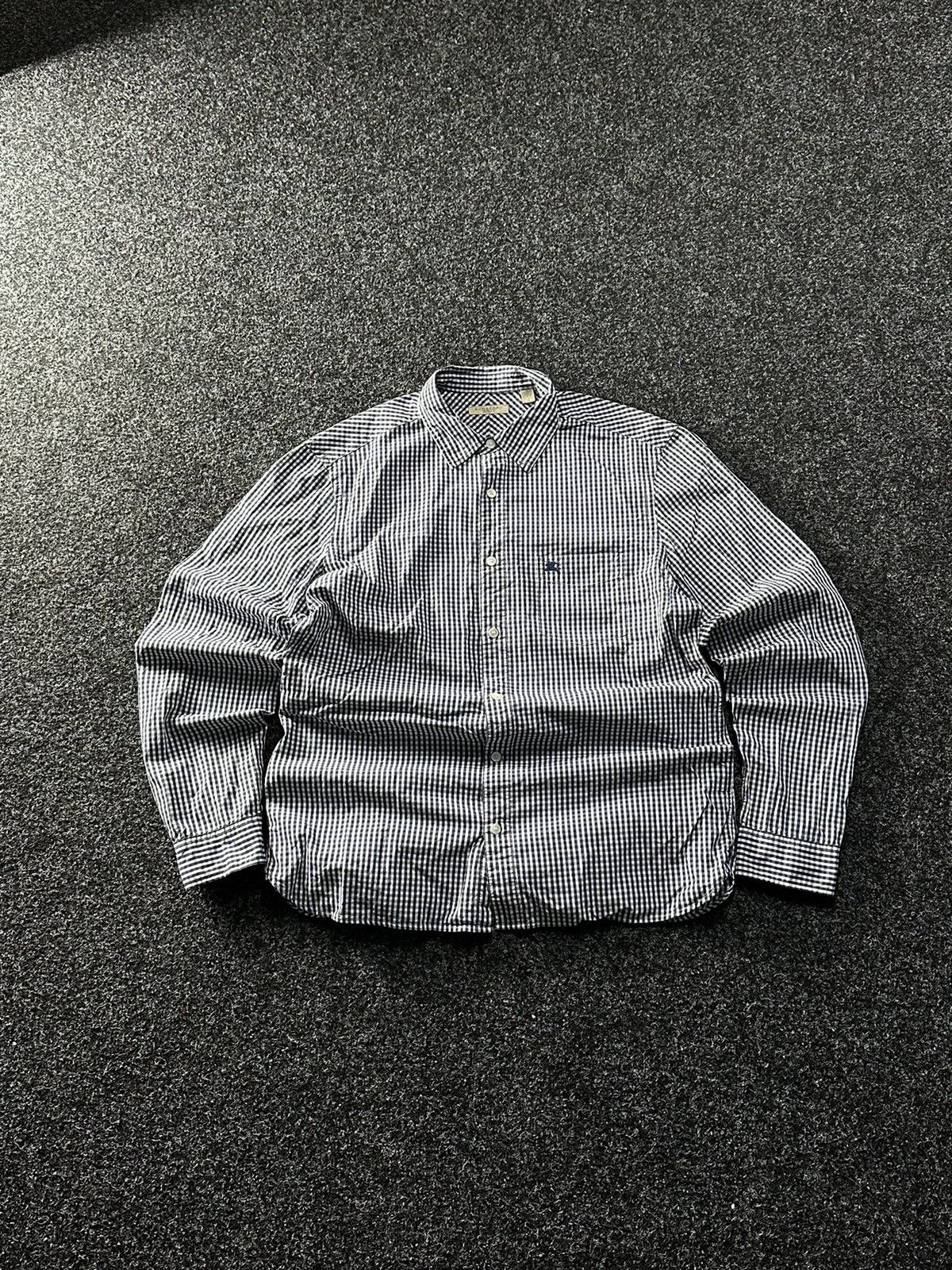Burberry × Vintage 🚨 BURBERRY s 90S vintage flannel nova check shirt button up Size US L / EU 52-54 / 3 - 1 Thumbnail
