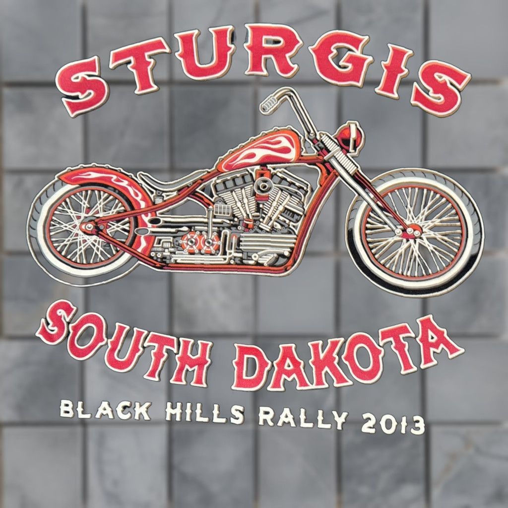 Vintage VINTAGE 2013 Sturgis South Dakota Rally T-Shirt Black XL Men T-Shirt 2013 Sturgis Rally Black XL Mens Size US XL / EU 56 / 4 - 1 Thumbnail