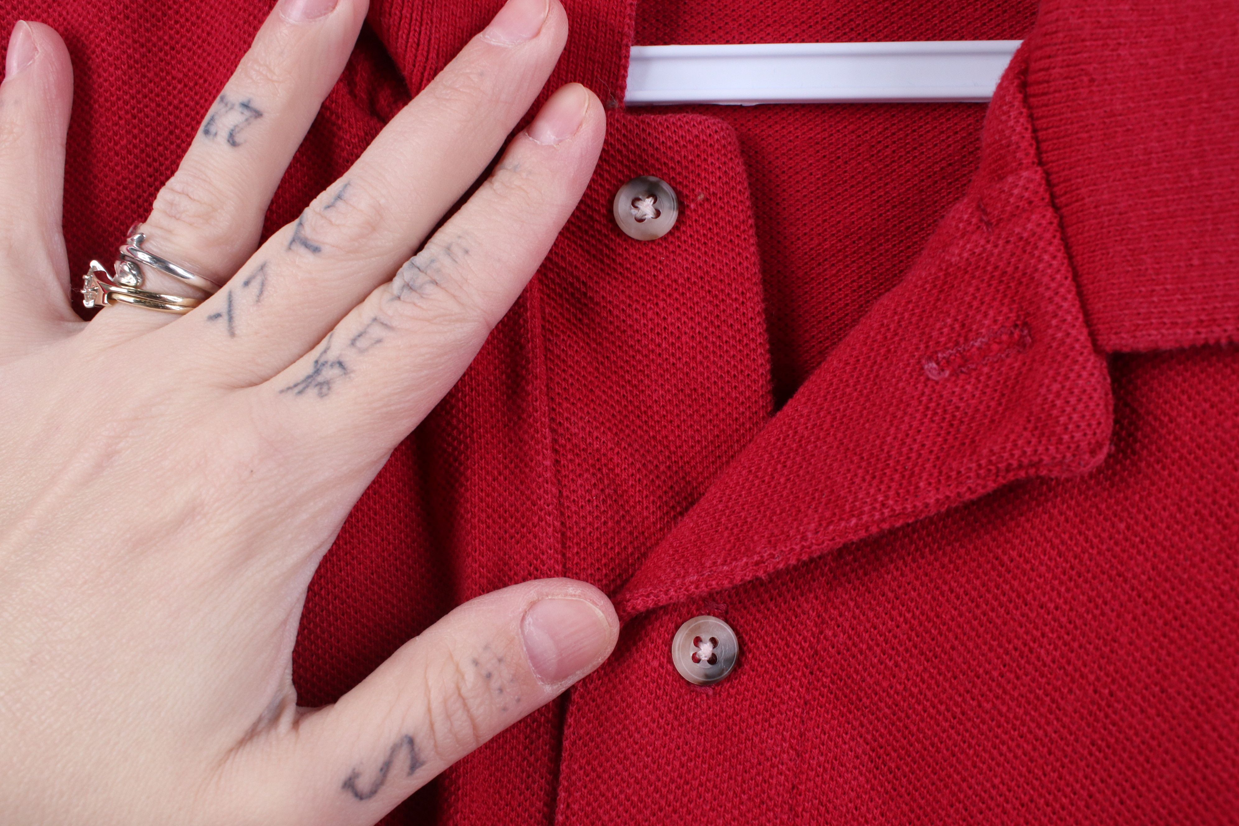 Vintage Vintage 90s Streetwear Pique Cotton Golf Polo Shirt Red USA Size US M / EU 48-50 / 2 - 5 Thumbnail