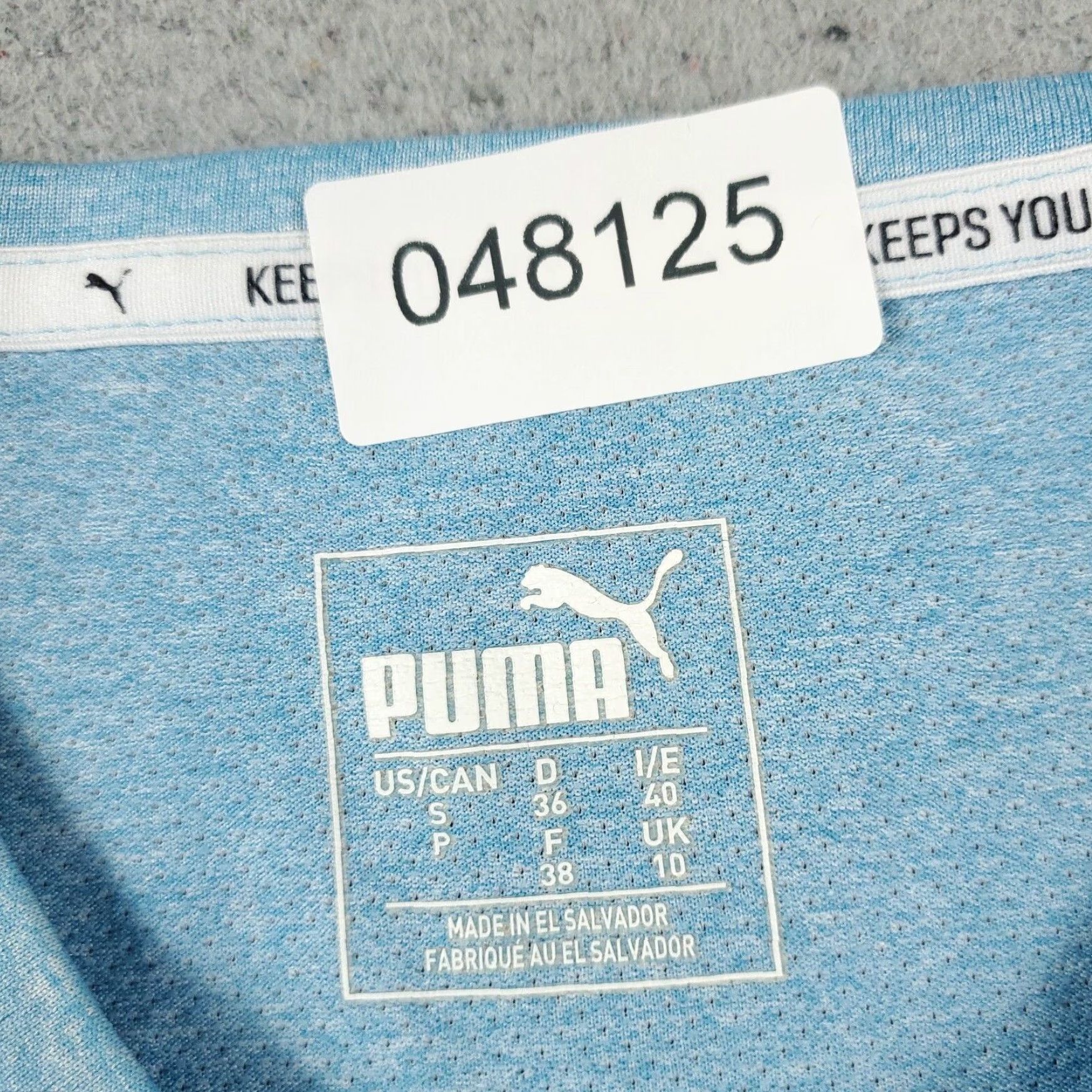 Puma Puma Womens Shirt Small Blue Casual Ladies Short Sleeve Size S / US 4 / IT 40 - 7 Thumbnail