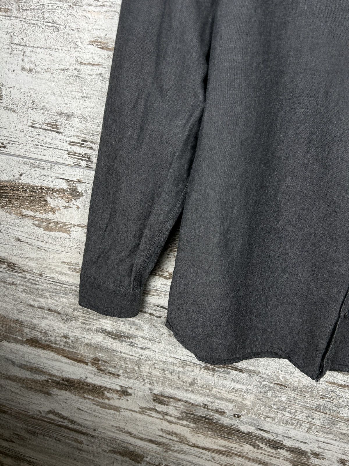 Allsaints Mens Vintage AllSaints Shirts button up luxury grey Japanese Size US S / EU 44-46 / 1 - 5 Thumbnail