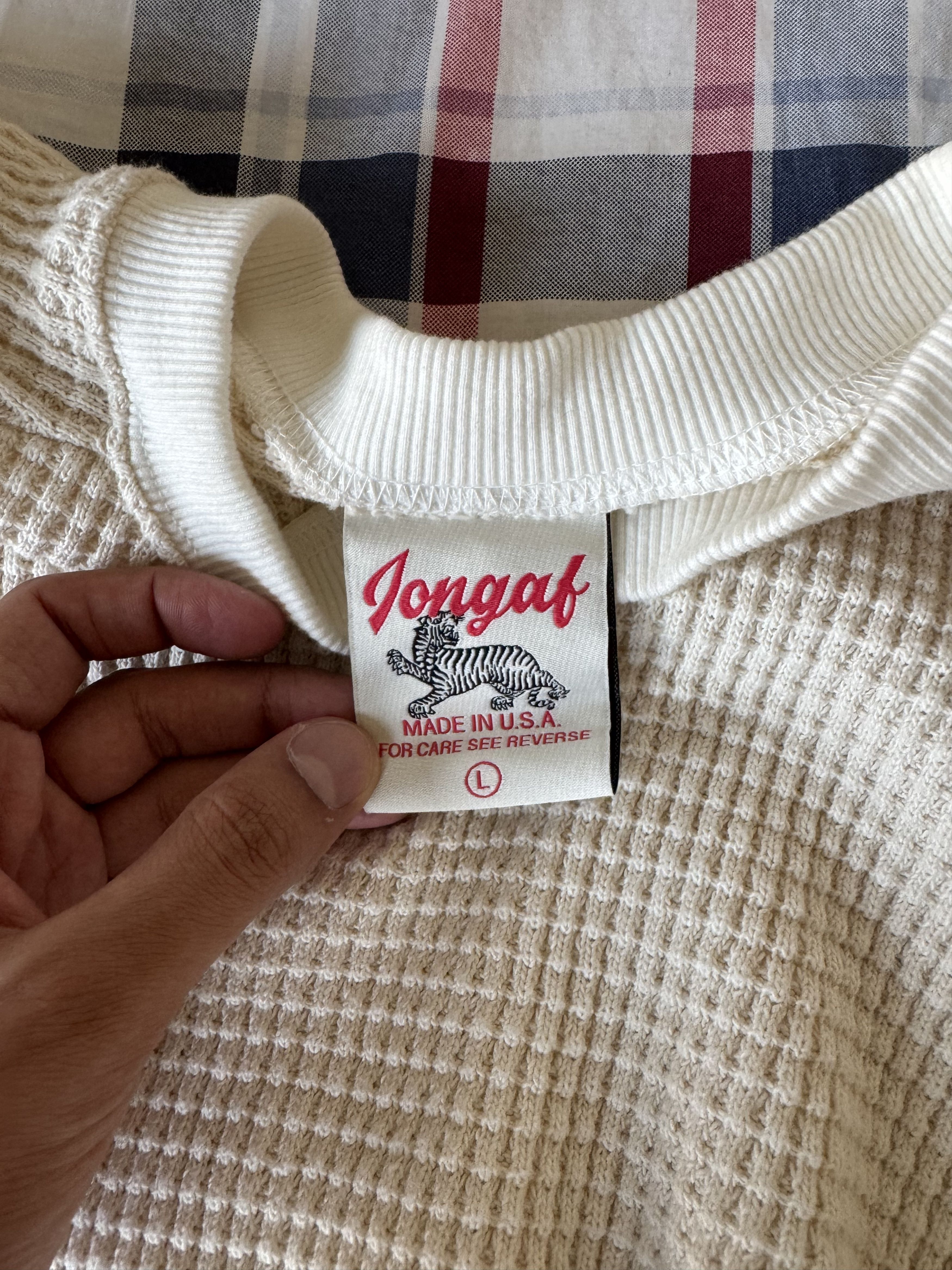 IONGAF IONGAF Ballsweater Ivory Size US L / EU 52-54 / 3 - 3 Thumbnail