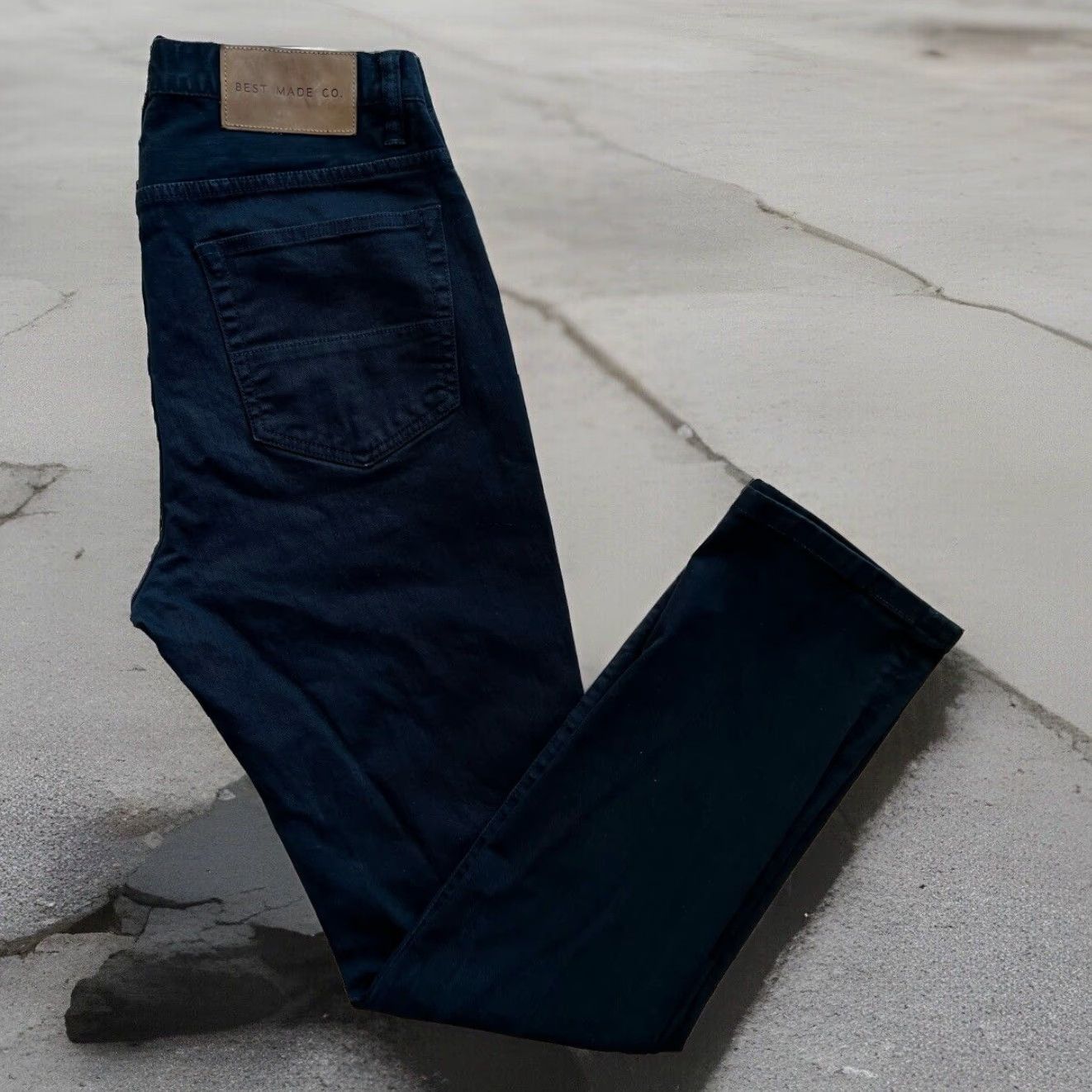 CO Best Made CO Pants 32 Black Khakis Slim Straight Casual Workwear Men Size 32 Regular Adult Size US 32 / EU 48 - 2 Thumbnail