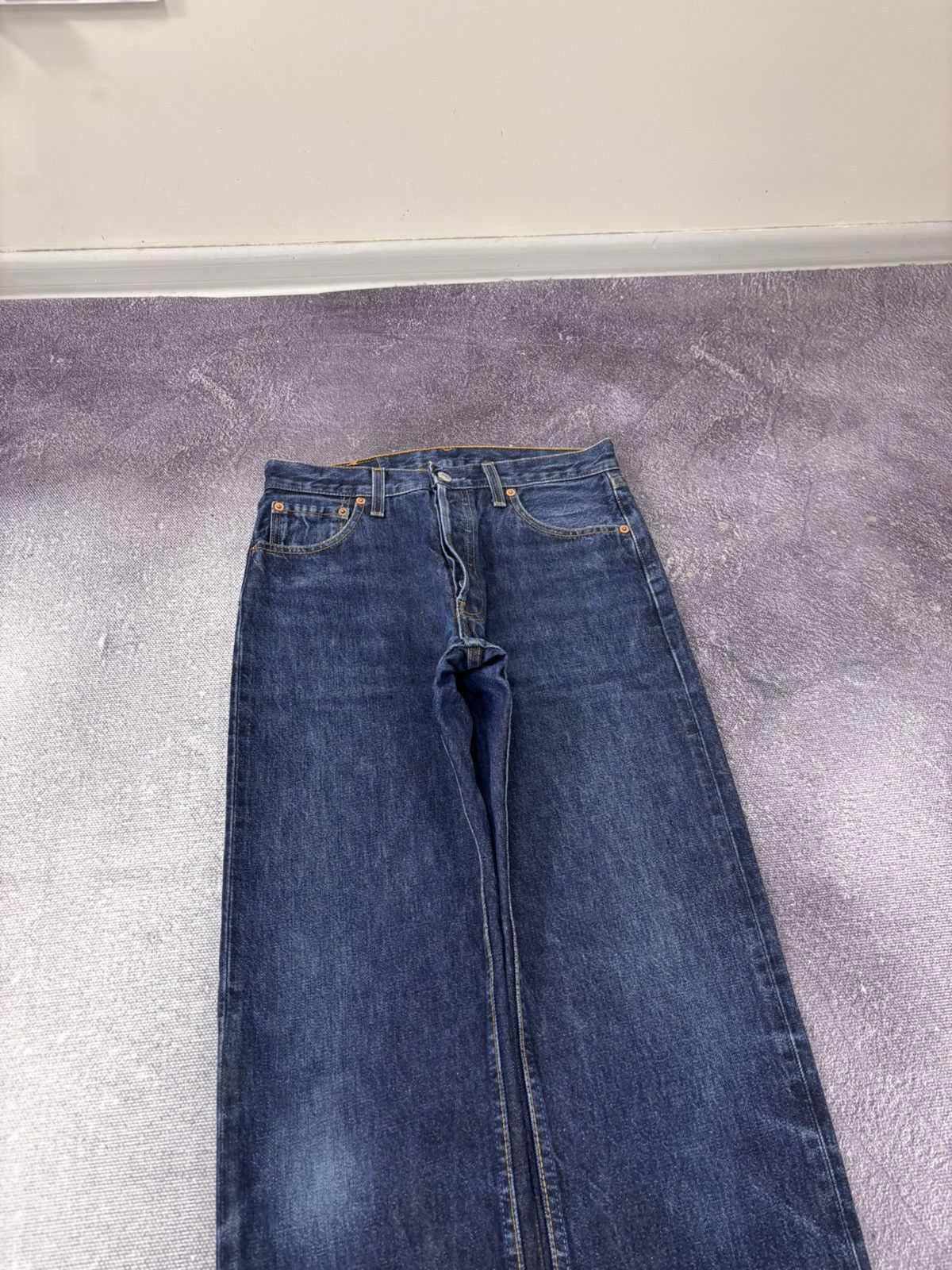 Levi's Vintage Levi’s 501 Men’s Dark Blue Denim Jeans Size US 30 / EU 46 - 11 Thumbnail