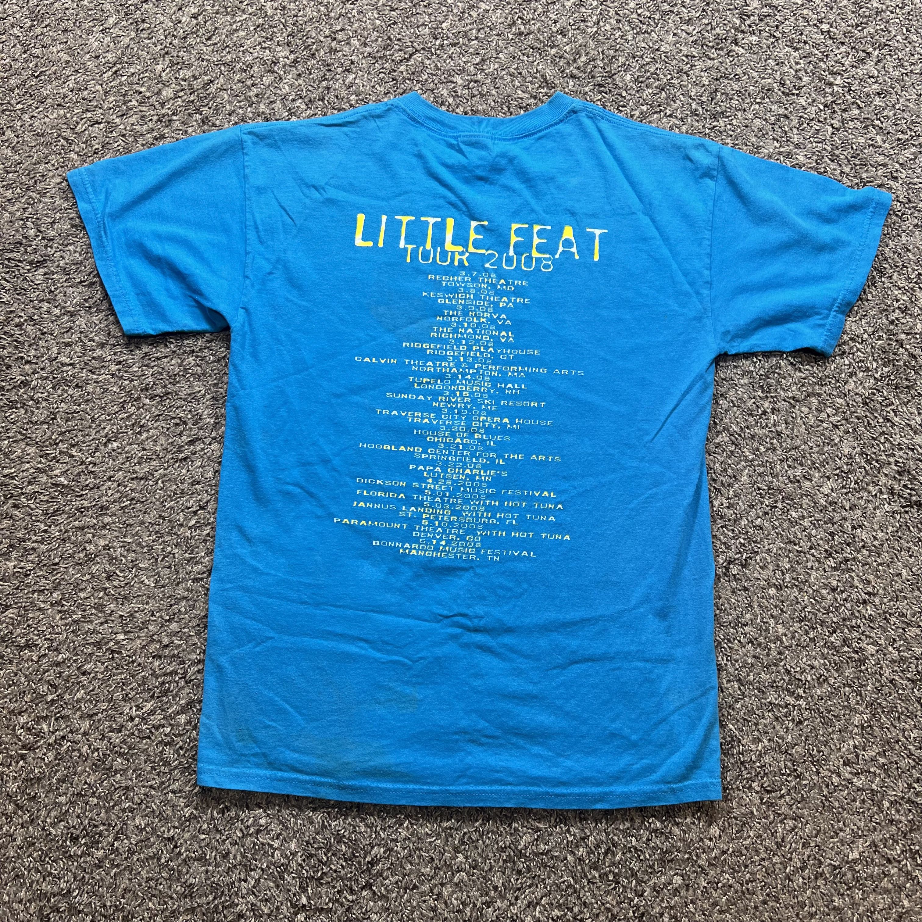 Band Tees × Gildan 2008 Lil Feat Tour T Shirt Size US M / EU 48-50 / 2 - 5 Thumbnail