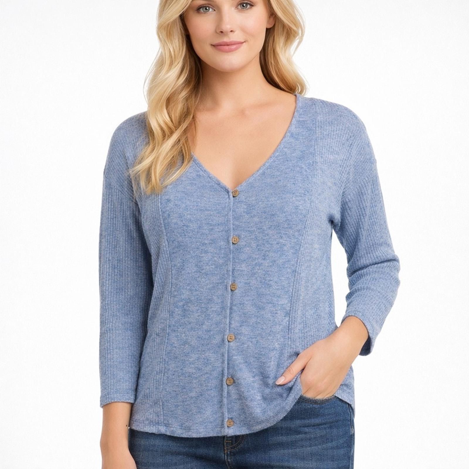 Other Adrienne Vittadini Medium Knit button down Cardigan Size M / US 6-8 / IT 42-44 - 1 Thumbnail