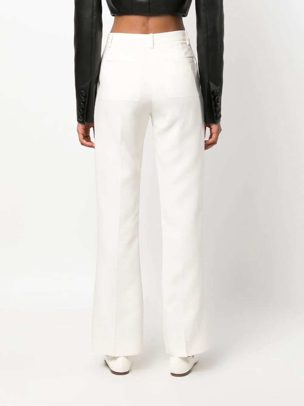 Valentino o1s22i1n0924 Toile Iconographe Crepe Couture Pants Size 27" / US 4 / IT 40 - 4 Thumbnail
