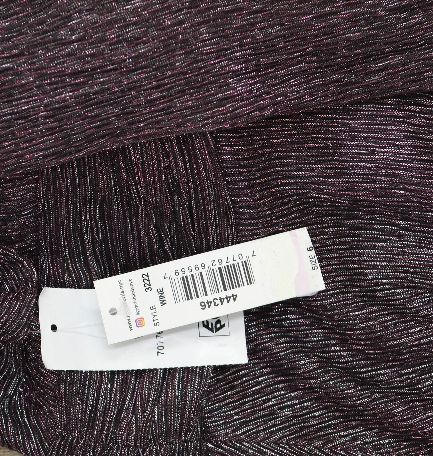 Other Nwt R & M Richards Caplet Overlay Maxi Dress Purple Wine 6 Size M / US 6-8 / IT 42-44 - 4 Thumbnail
