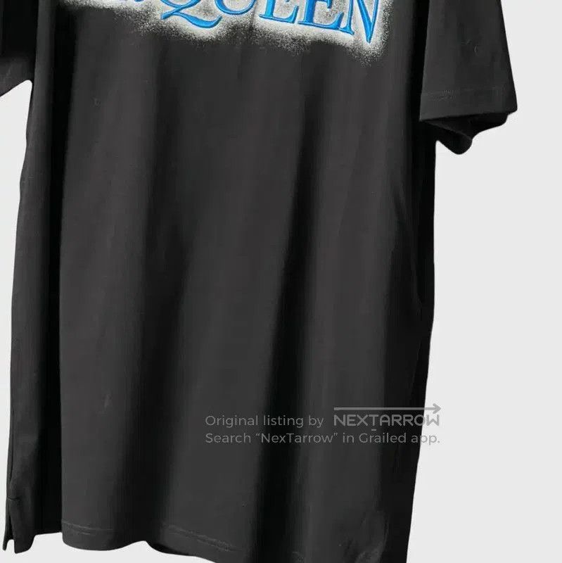 Alexander McQueen Alexander McQueen Men's Black Logo T-Shirt . Size US XS / EU 42 / 0 - 4 Thumbnail