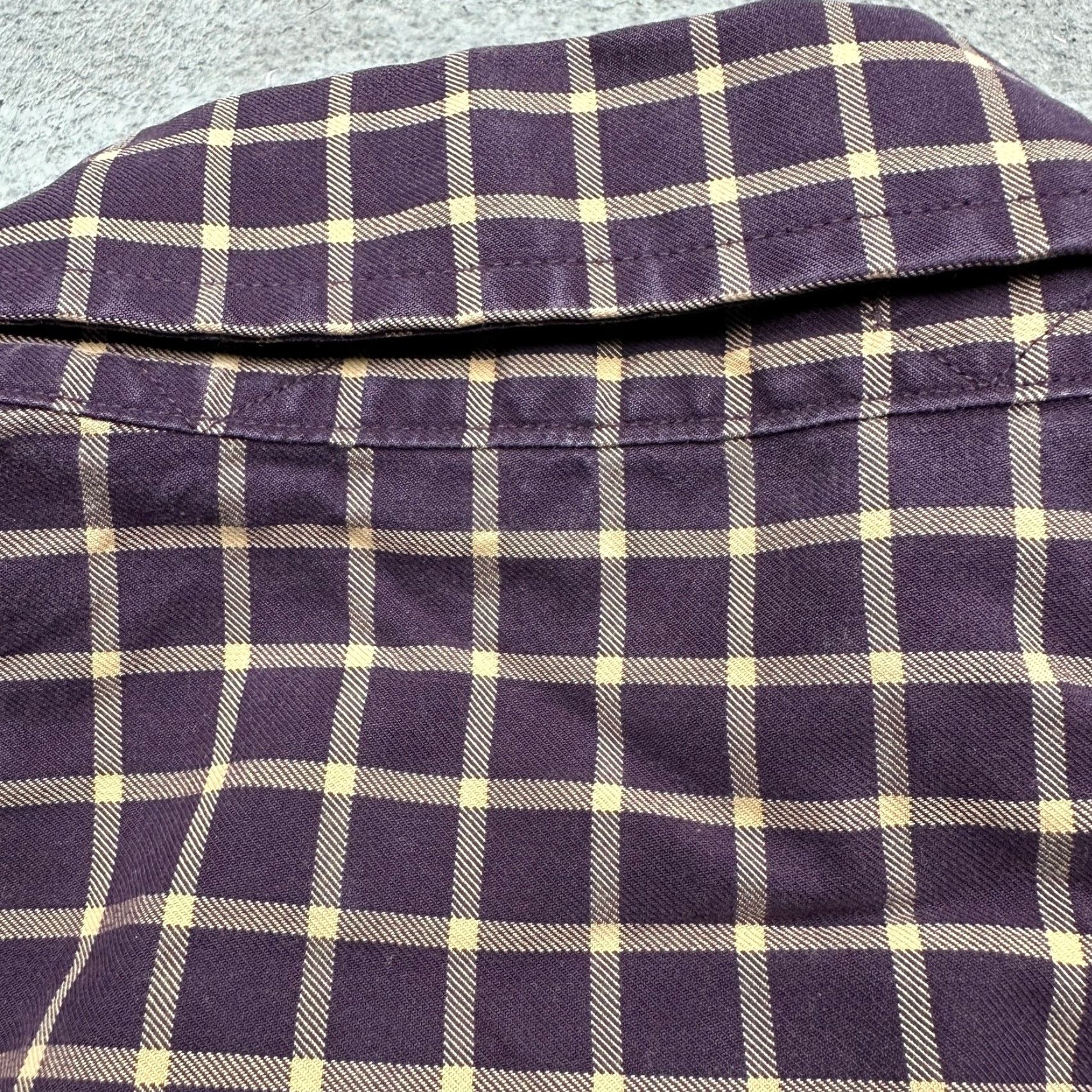 Orvis Orvis Check Windowpane Plaid Purple Button Down Long Sleeve Shirt Mens XL Cotton Size US XL / EU 56 / 4 - 7 Thumbnail