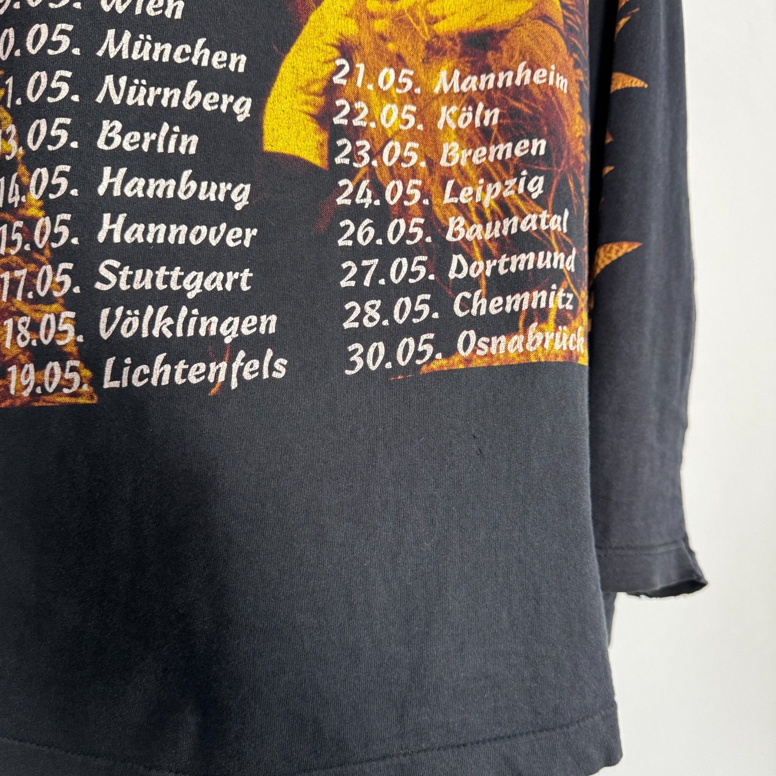 Band Tees RARE Nevermore Band 1995 Tour Longsleeve T-Shirt Metal VTG Size US XL / EU 56 / 4 - 13 Thumbnail