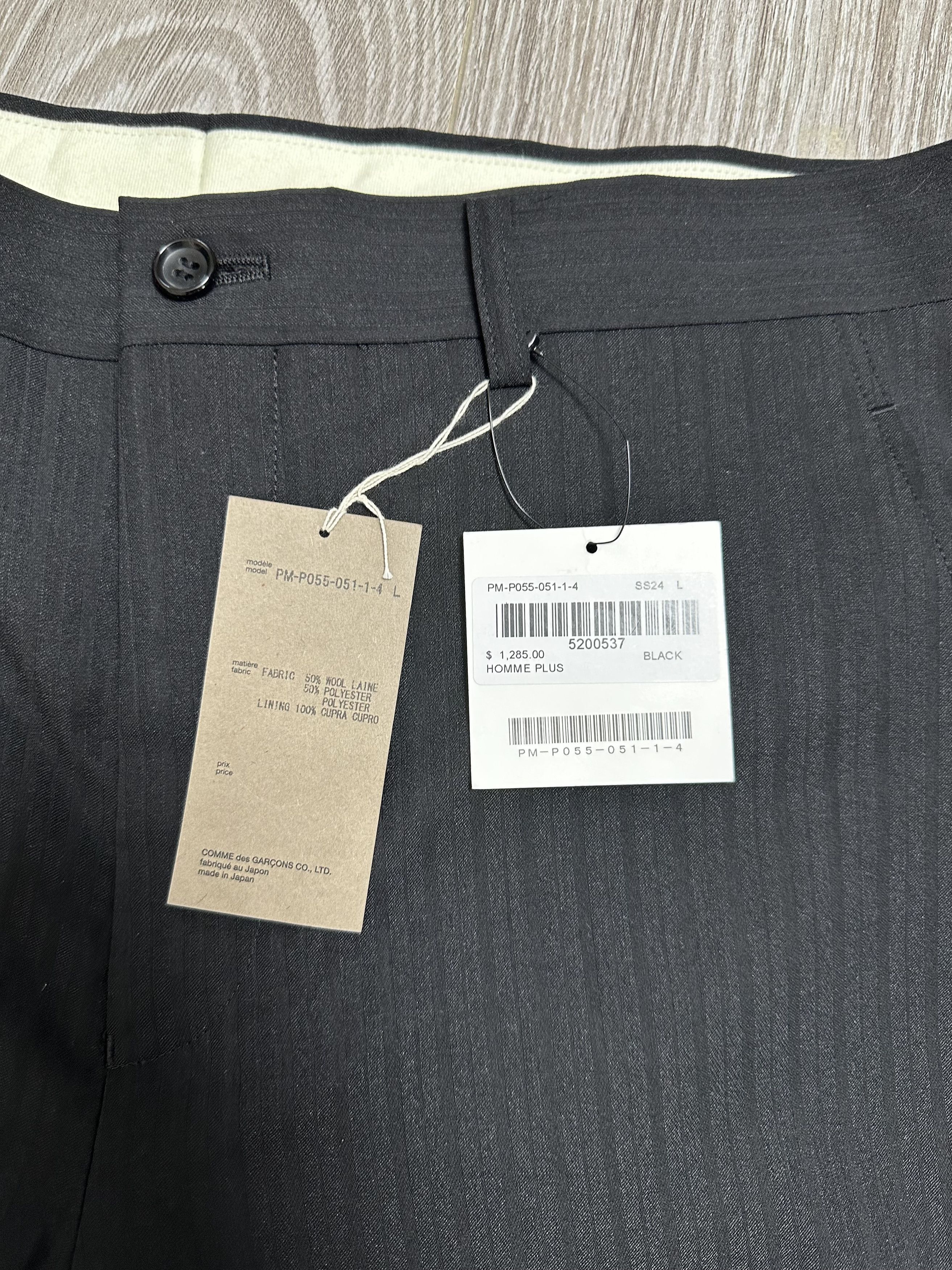 Comme des Garcons Homme Plus Comme des Garcon Homme Plus Upside Down Waistband Pants Size US 31 - 14 Thumbnail