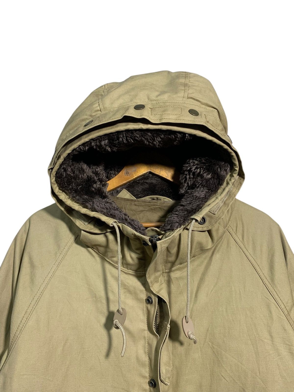 Japanese Brand 🔥TETSUO CANVAS WITH FUR PARKA JACKETS Size US L / EU 52-54 / 3 - 4 Thumbnail