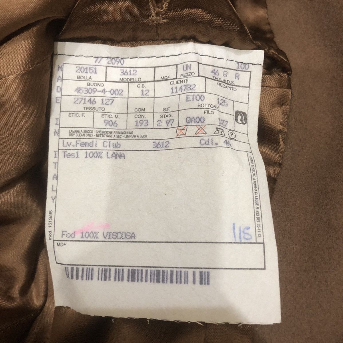 Fendi Fendi Wool Lana Long Coat Size L / US 10 / IT 46 - 17 Thumbnail