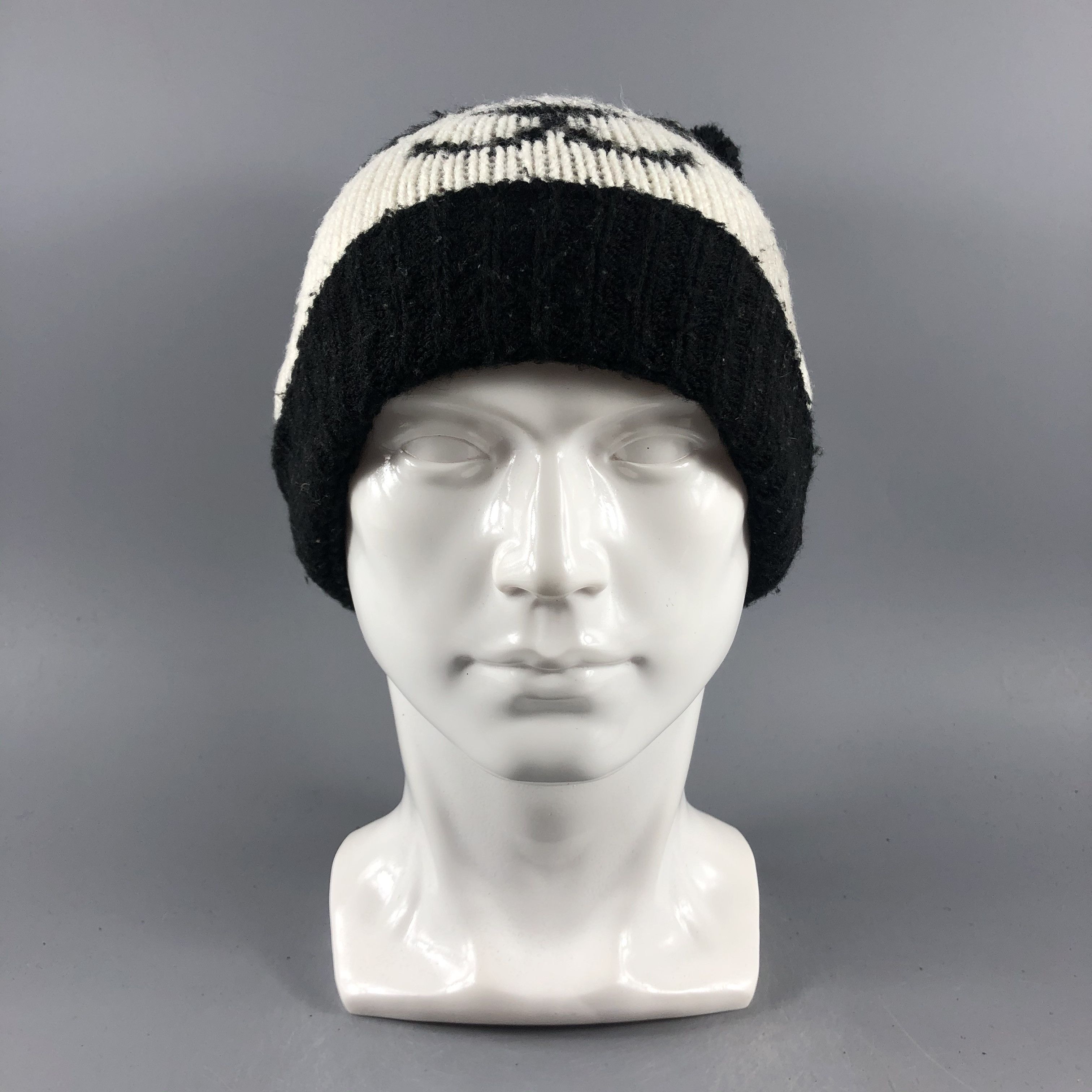 Japanese Brand × Vintage Panda Face Beanie Snow Hat Snow Cap -D048 Size ONE SIZE - 6 Thumbnail