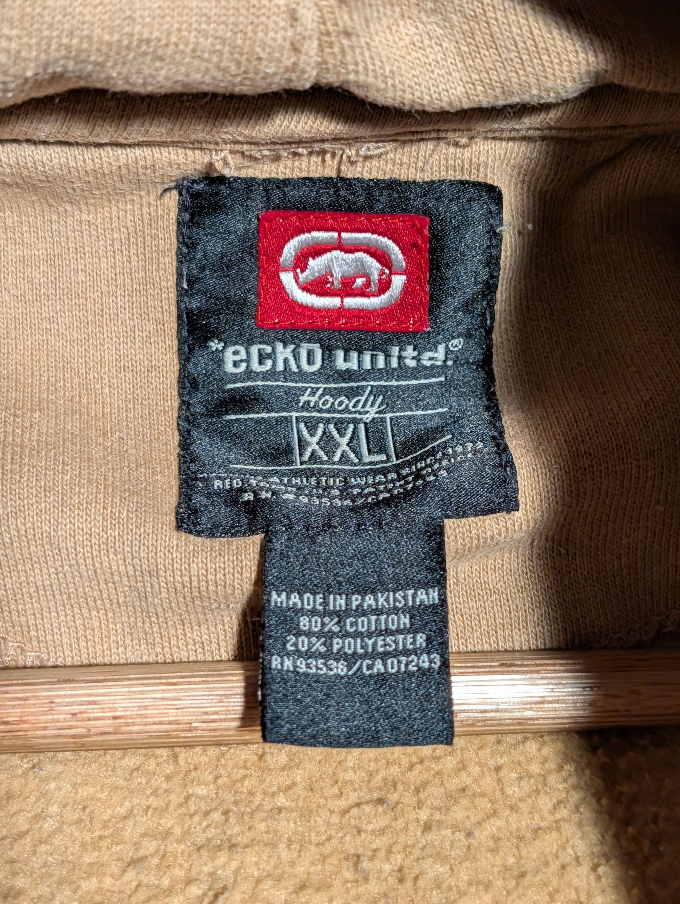 Ecko Unltd. VTG Ecko Unltd Hoodie Big Logo Embroidered Rhino Hip Hop Y2K Size US XXL / EU 58 / 5 - 3 Thumbnail