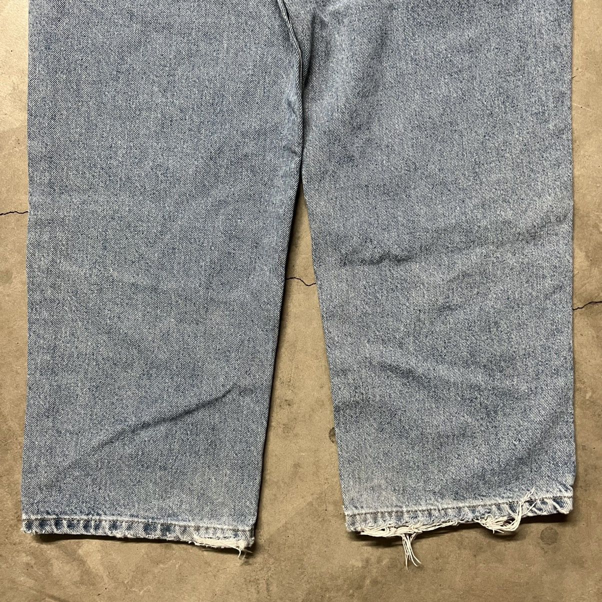 Tommy Hilfiger × Vintage Vintage 2000’s Tommy Hilfiger BAGGY Wide-Leg Denim Jeans Size US 34 / EU 50 - 4 Thumbnail