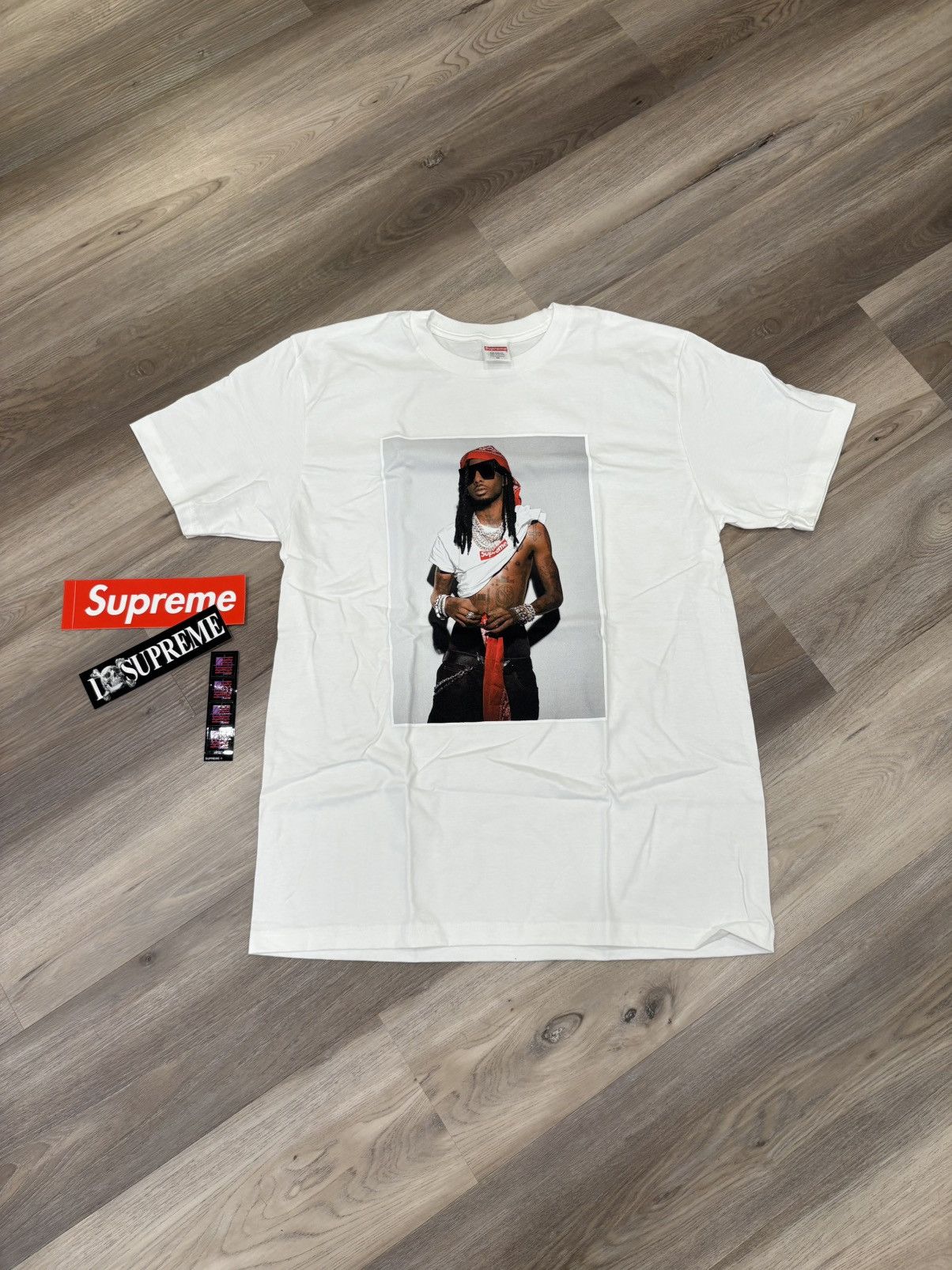 S 即日発送 Supreme Playboi Carti Tee White Supreme Playboi Carti Tee White – Hidden Realm