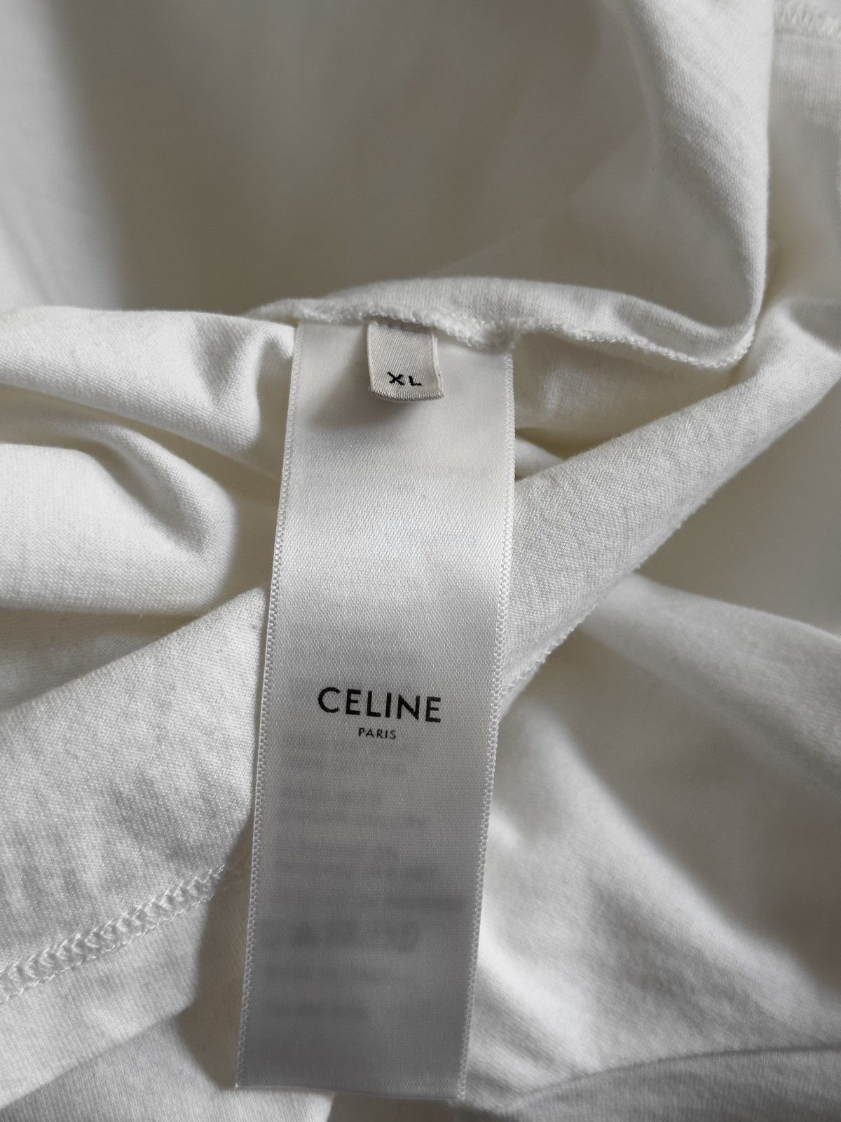 Celine Celine by Hedi Slimane studded logo T-Shirt Size US XL / EU 56 / 4 - 5 Thumbnail