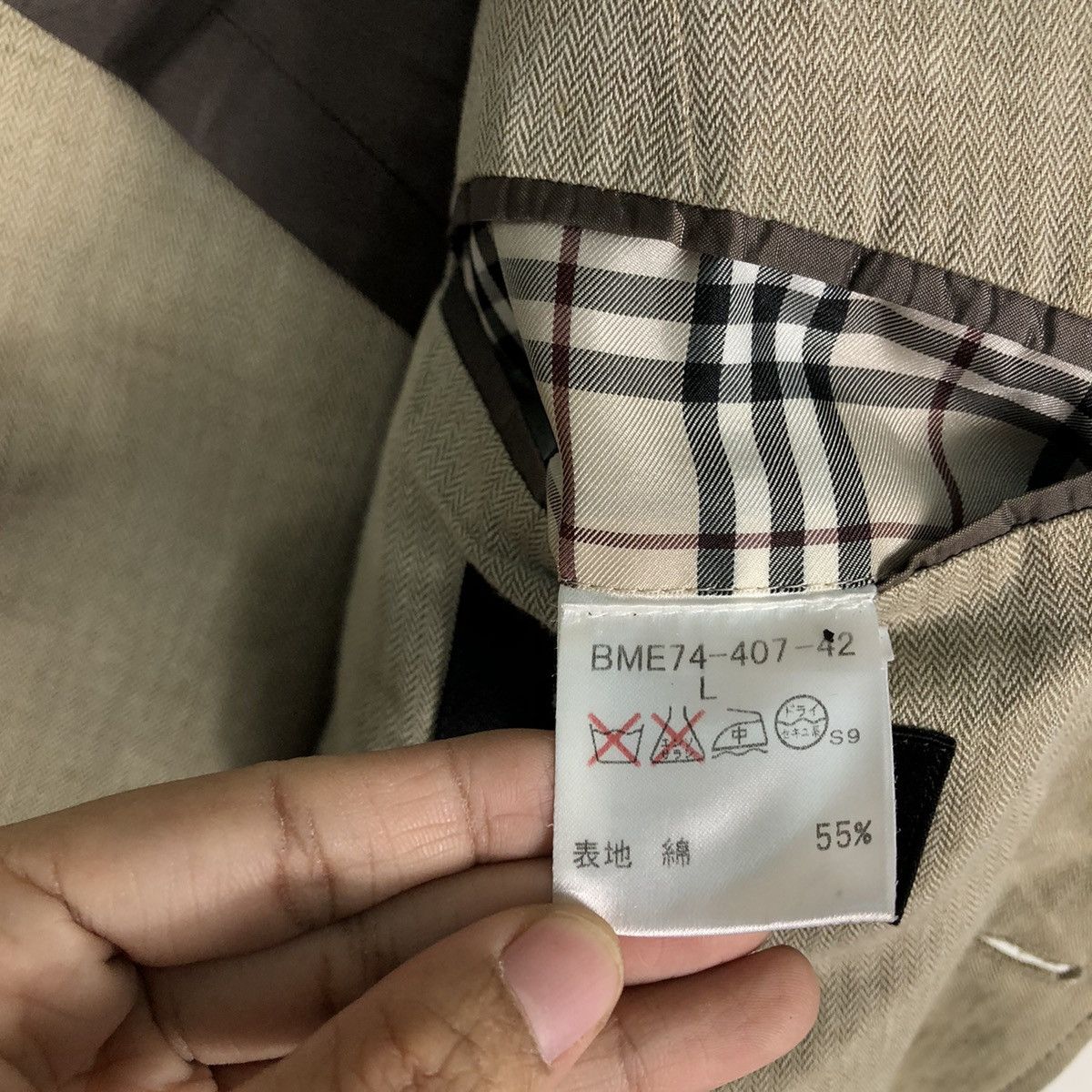 Burberry 🔥Vintage Chore Jacket Burberry Black Label Nova Check Size US M / EU 48-50 / 2 - 14 Thumbnail