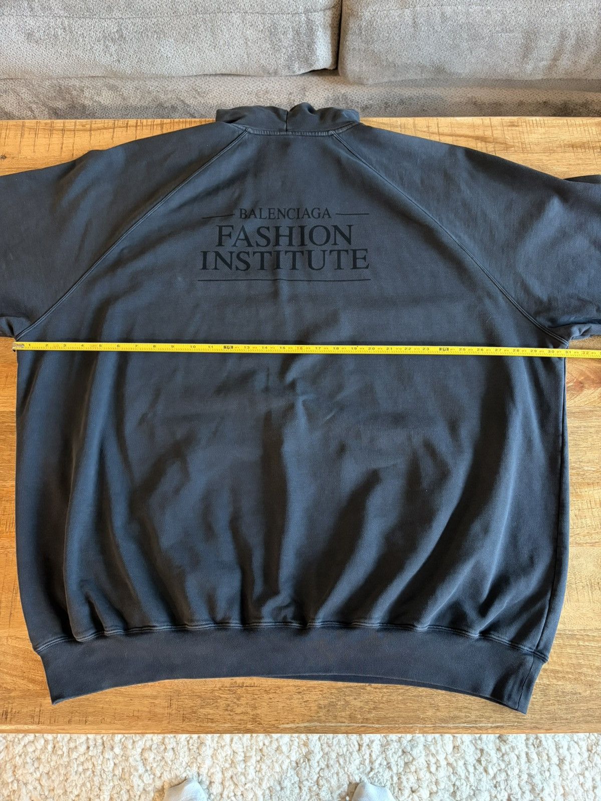 Balenciaga Balenciaga Fashion Institute Hoodie Size US XXL / EU 58 / 5 - 6 Thumbnail