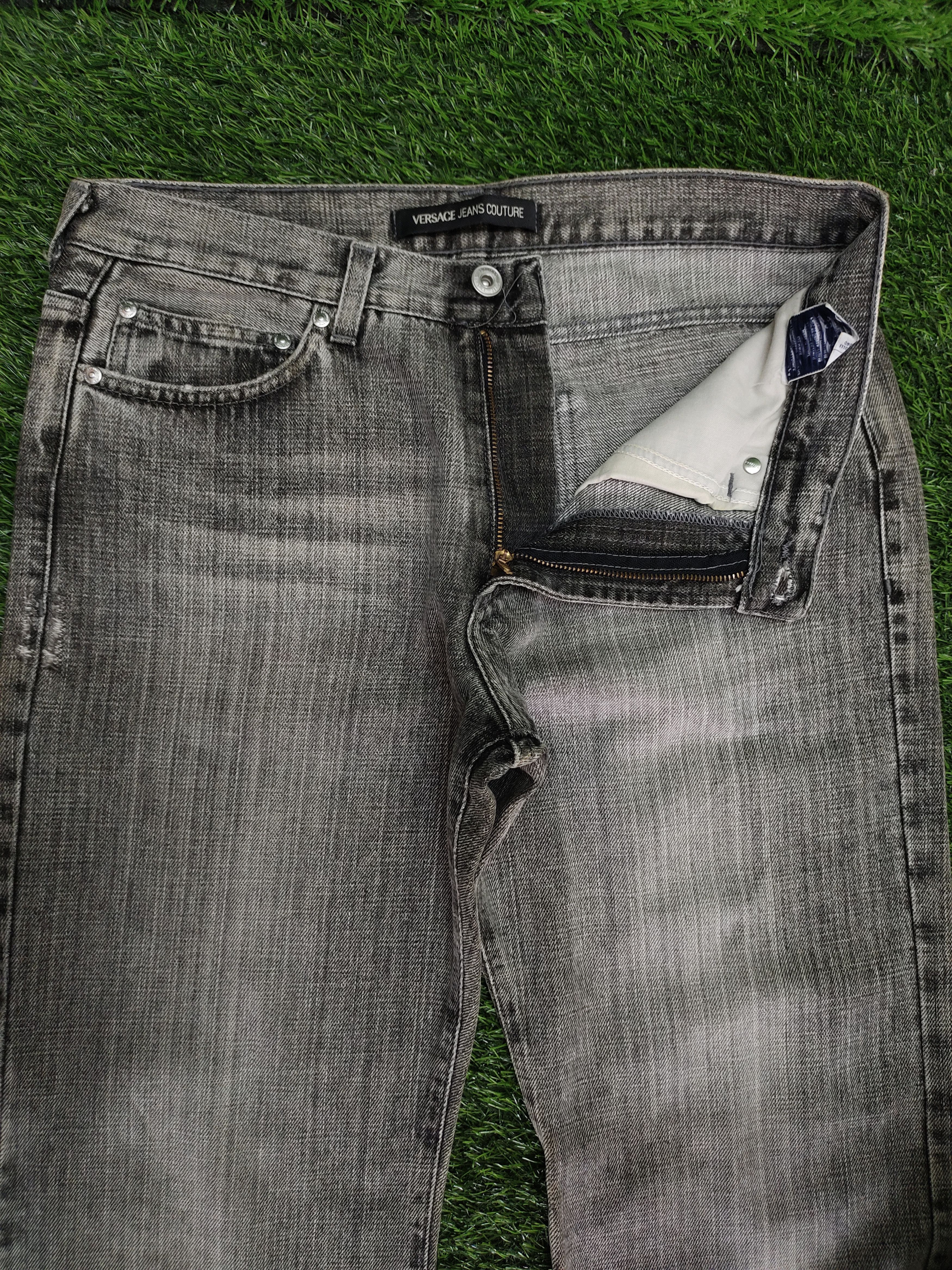 Versace Jeans Couture Wide Leg Jeans Versace Jeans Couture Denim Loose Leg 90s Size US 32 / EU 48 - 13 Thumbnail