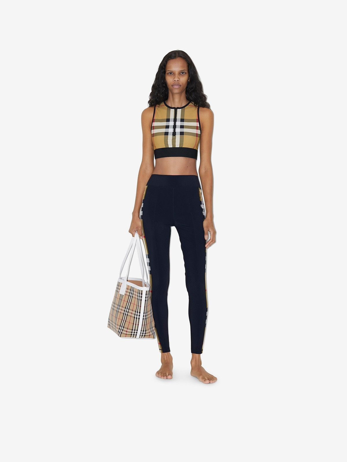 Burberry Burberry Check Stretch Jersey Bra Top Size XS / US 0-2 / IT 36-38 - 2 Thumbnail