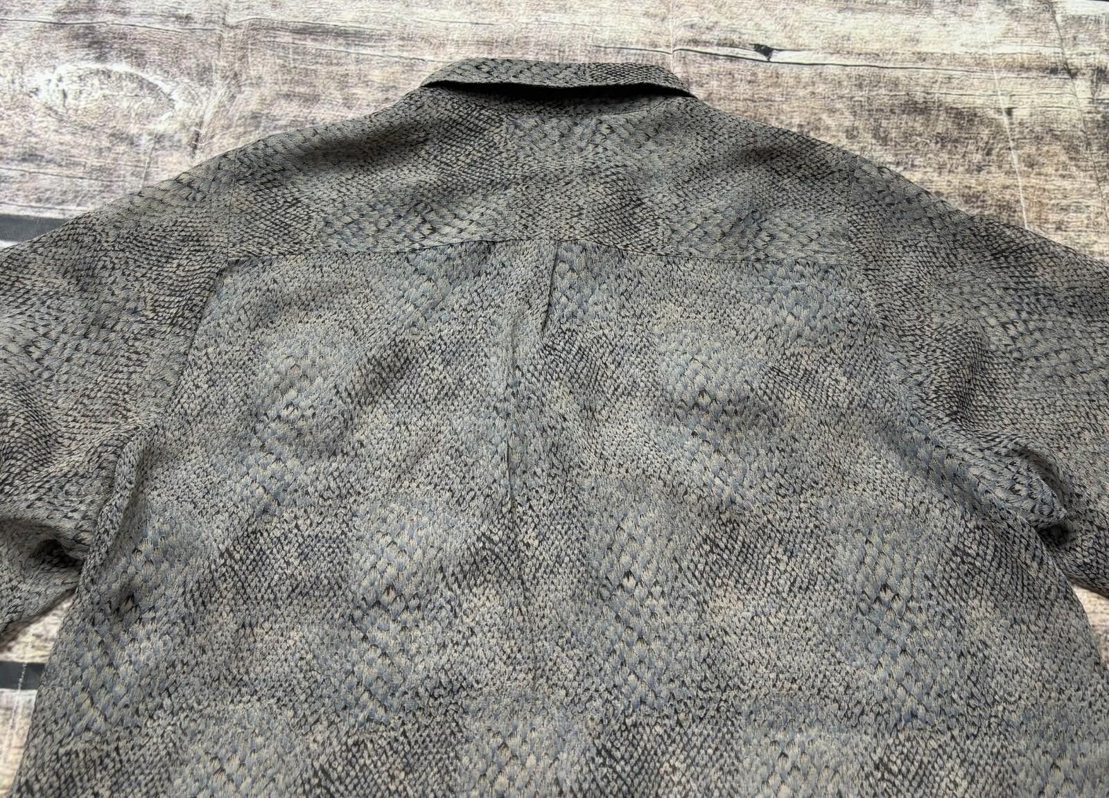 Other Emerson Thorpe Top Women's Small Silk Button Up Snakeskin Size S / US 4 / IT 40 - 8 Thumbnail