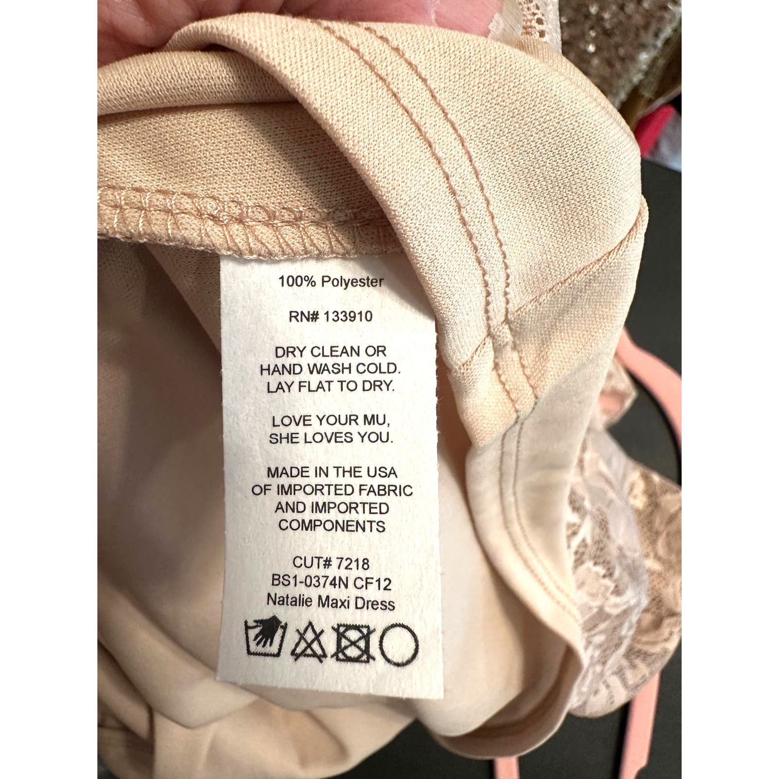 Show Me Your MuMu Show Me Your Mumu Natalie Lo Back Gown Champagne Lace M Size M / US 6-8 / IT 42-44 - 15 Thumbnail