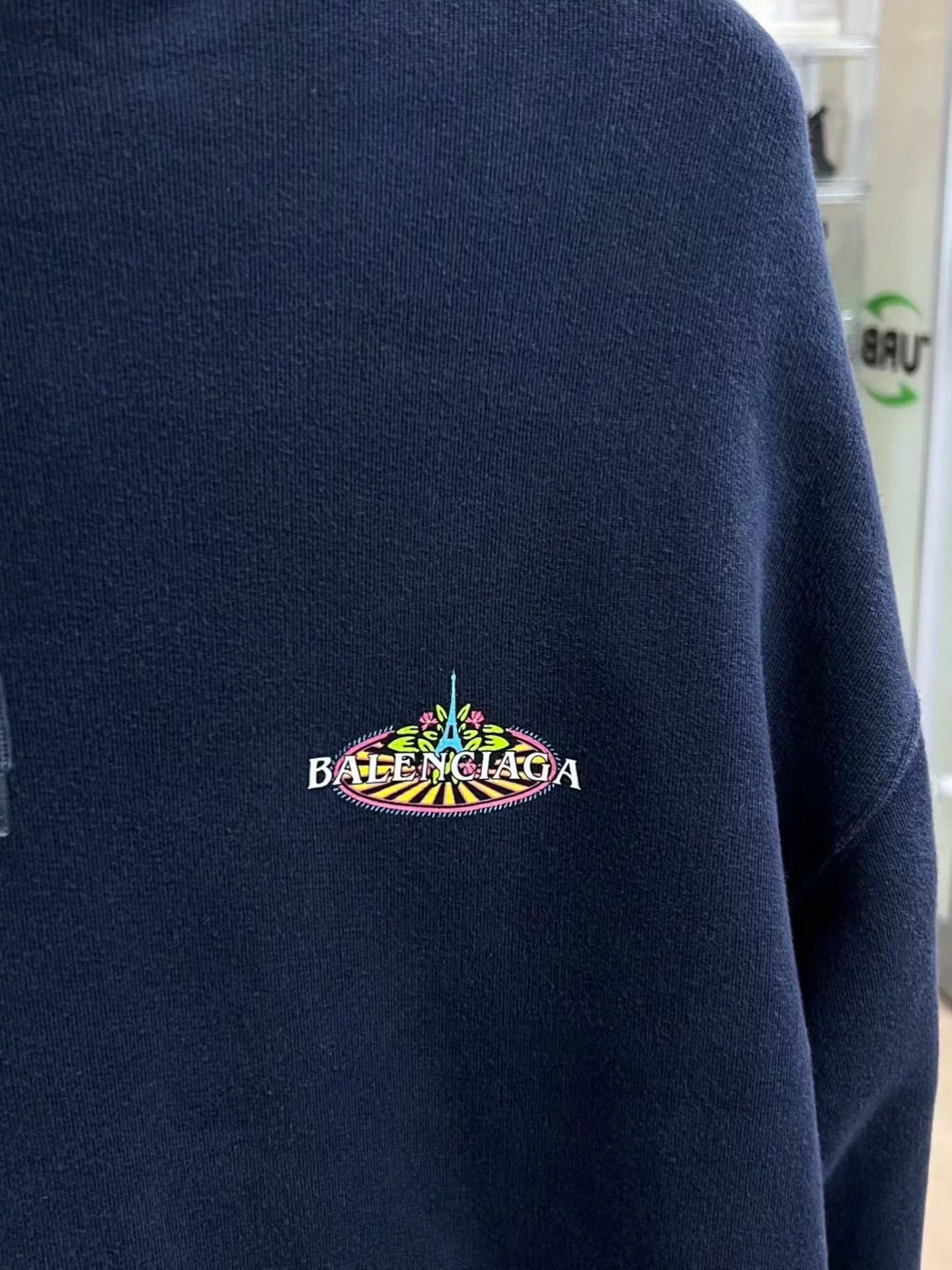 Balenciaga Balenciaga Rainbow Eiffel Tower Hoodie S Size US S / EU 44-46 / 1 - 2 Thumbnail