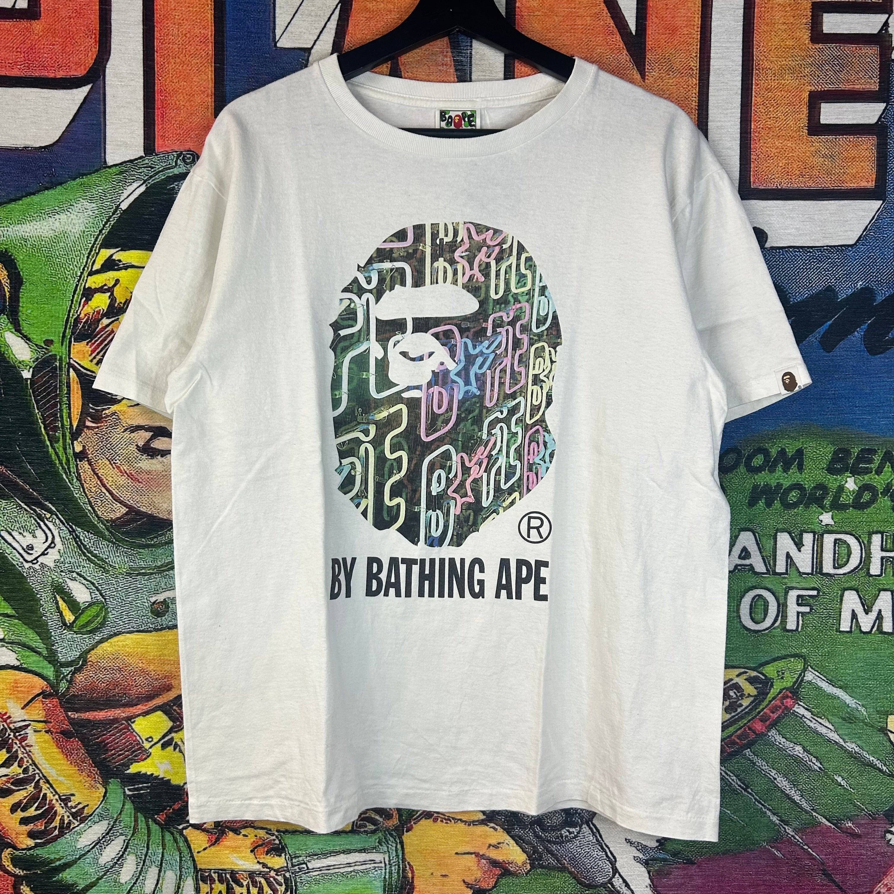 Bape Bape Neon Lights Ape Head Tee Size XL Size US XL / EU 56 / 4 - 1 Thumbnail