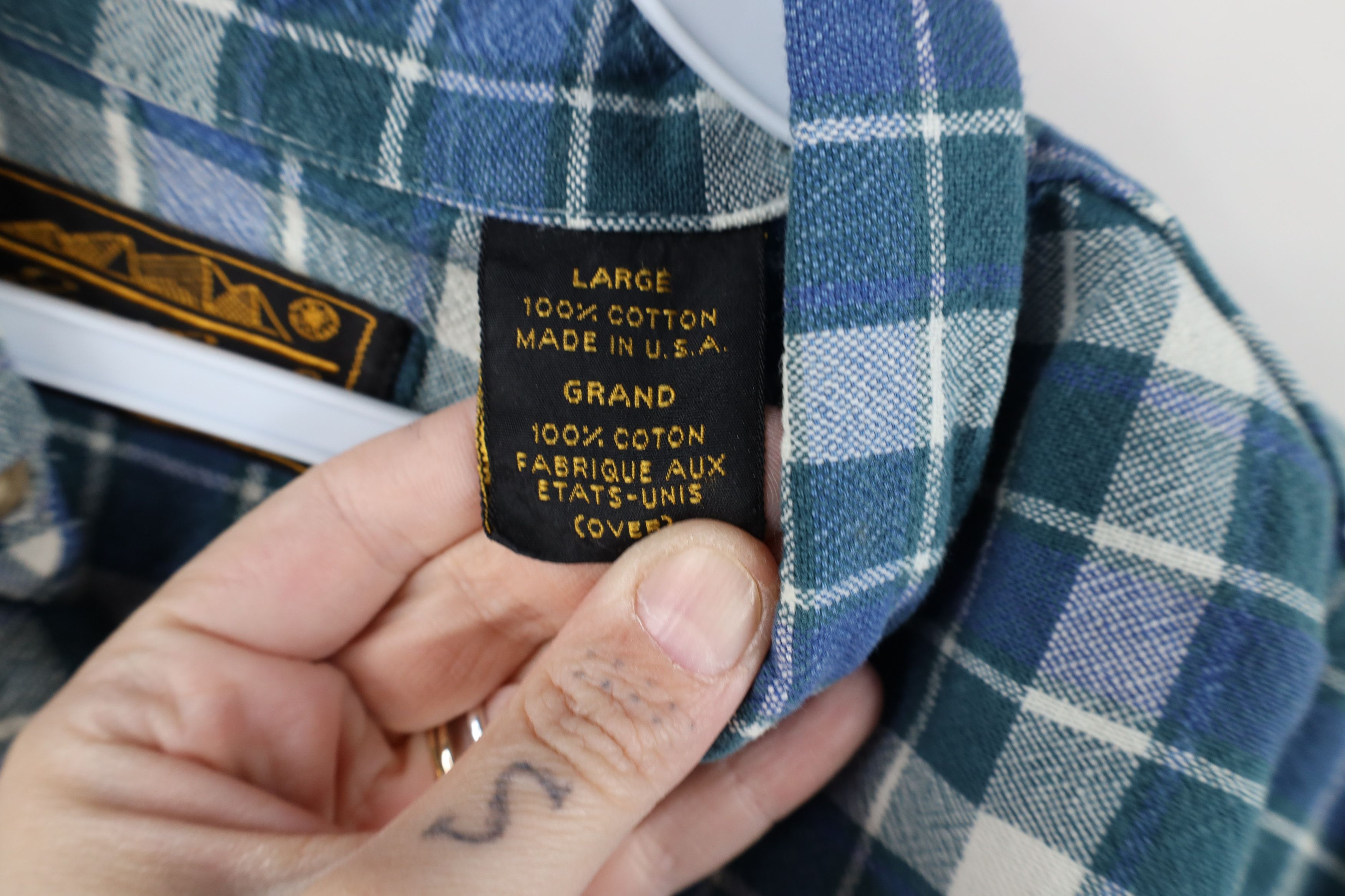 Eddie Bauer Vintage 90s Eddie Bauer Weave Button Down Shirt Plaid USA Size US L / EU 52-54 / 3 - 9 Thumbnail
