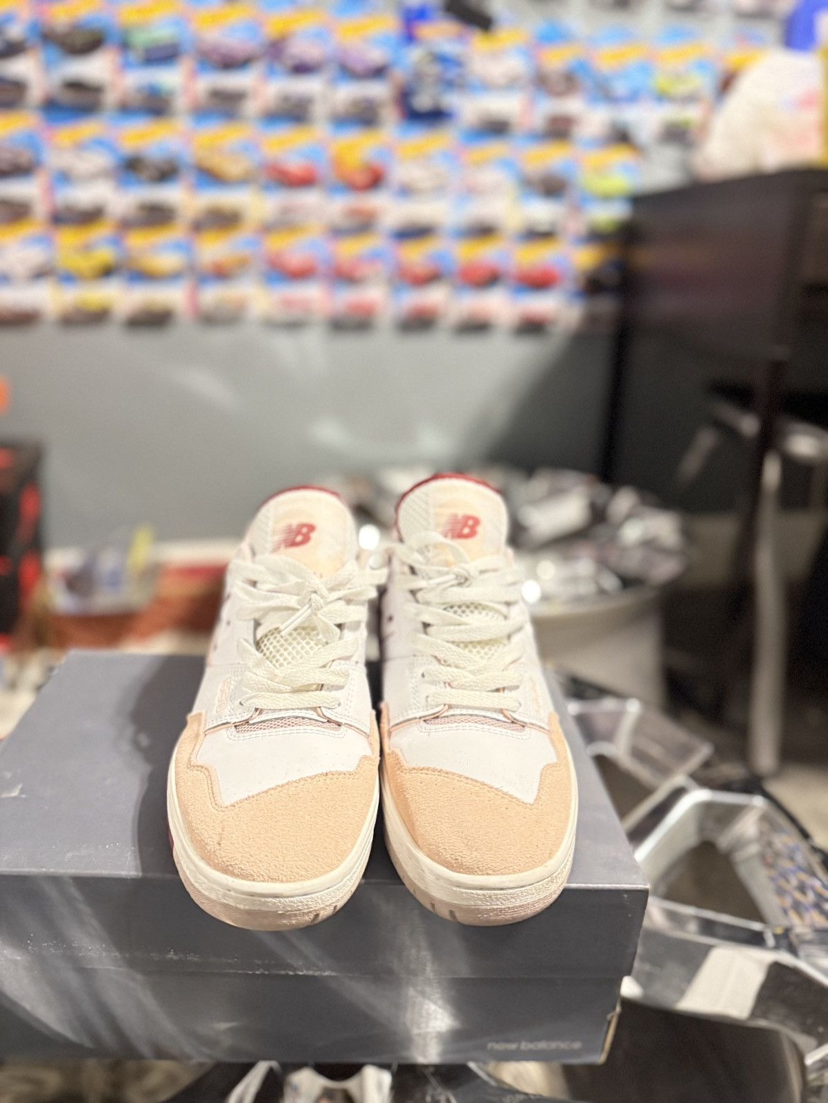 New Balance New balance 550 white scarlet Size US 10 / IT 40 - 1 Thumbnail