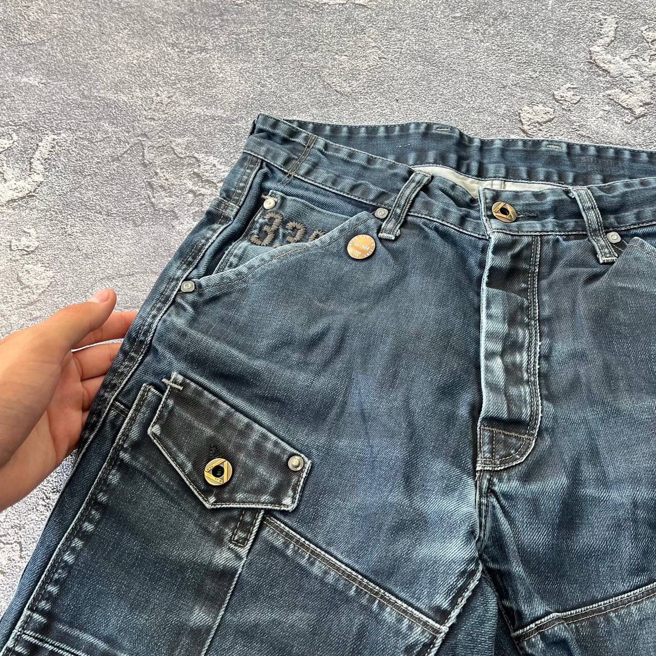 G-Star Vintage g-star big logo raw cargo multi pocket jeans y2k Size US 33 - 8 Thumbnail