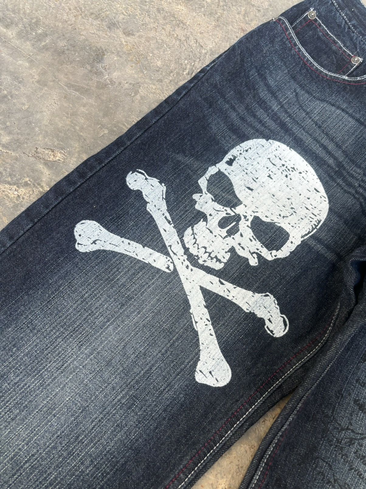 Hysteric Glamour × If Six Was Nine × Japanese Brand Barcedos Skull Ifsixwasnine Lgb Punk Style Jeans Size US 32 / EU 48 - 5 Thumbnail