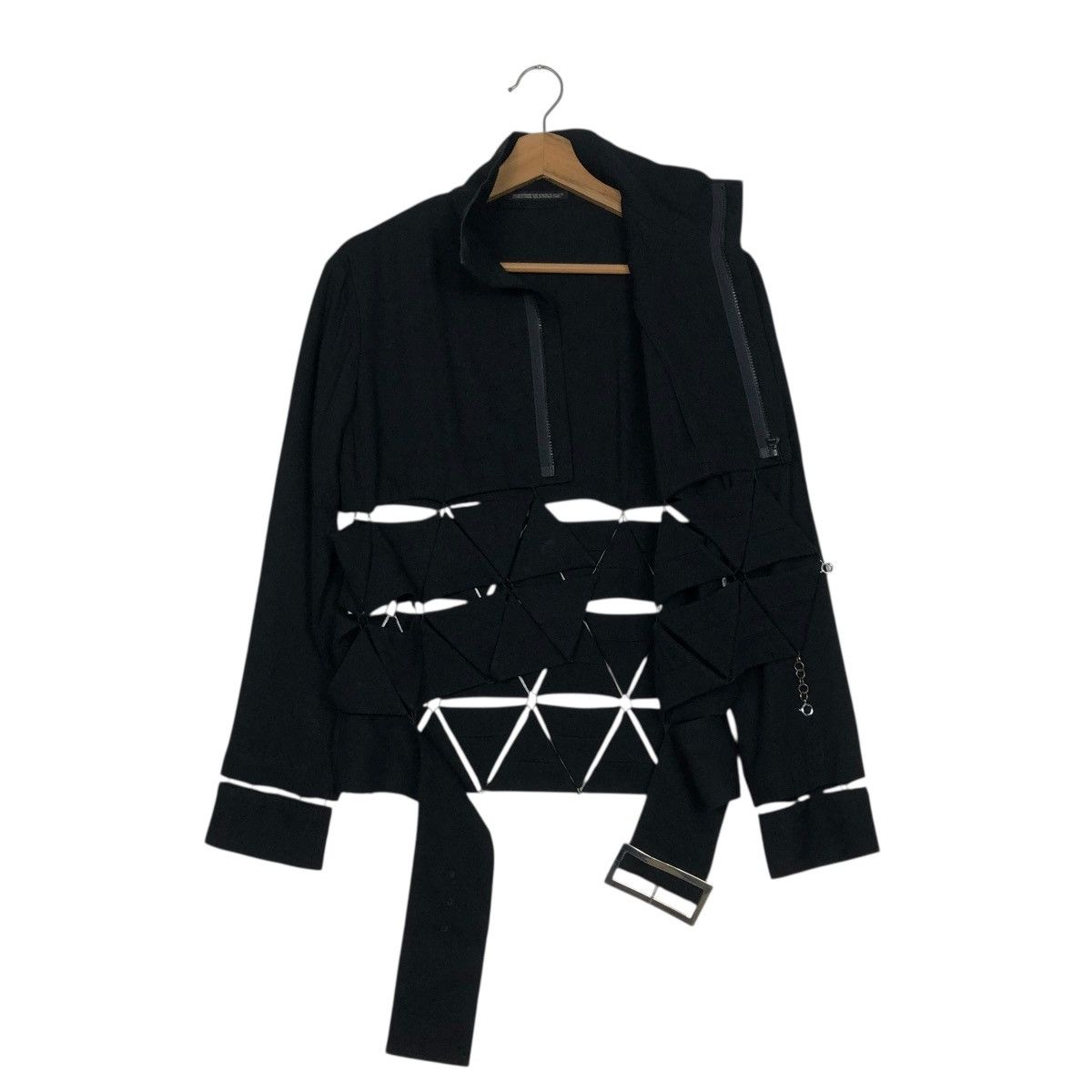 Yohji Yamamoto 🔥AN ORAL HISTORY YOHJI YAMAMOTO CROPPED JACKET Size US M / EU 48-50 / 2 - 1 Thumbnail
