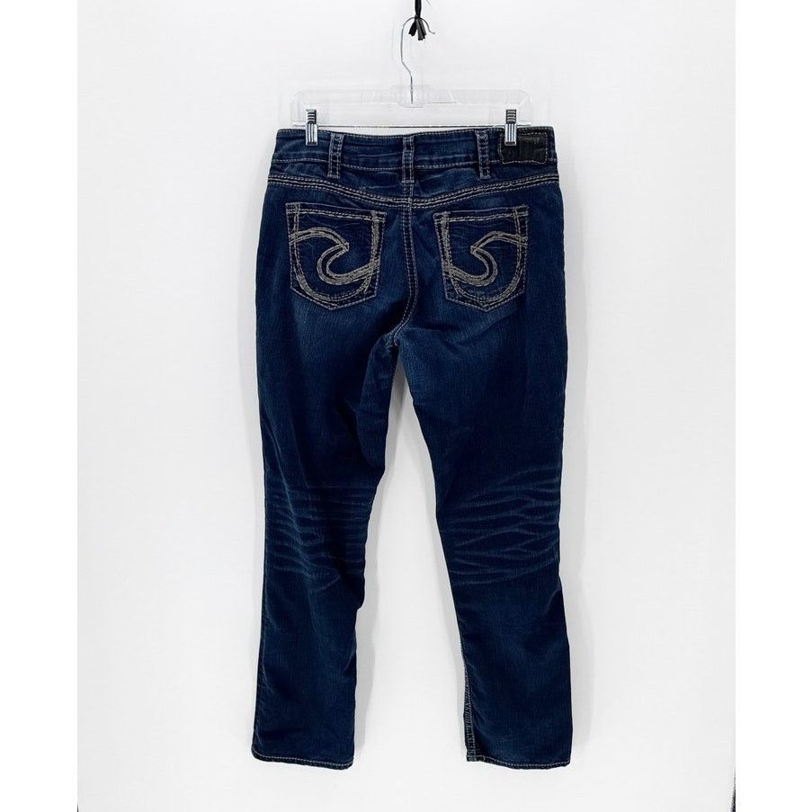 Silver Jeans Co. Silver Jeans suki mid rise straight dark wash size 31x32 Size 31" - 2 Thumbnail