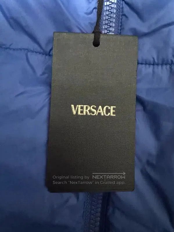 Versace Versace Men's Blue Logo Puffer Jacket . Size US M / EU 48-50 / 2 - 3 Thumbnail