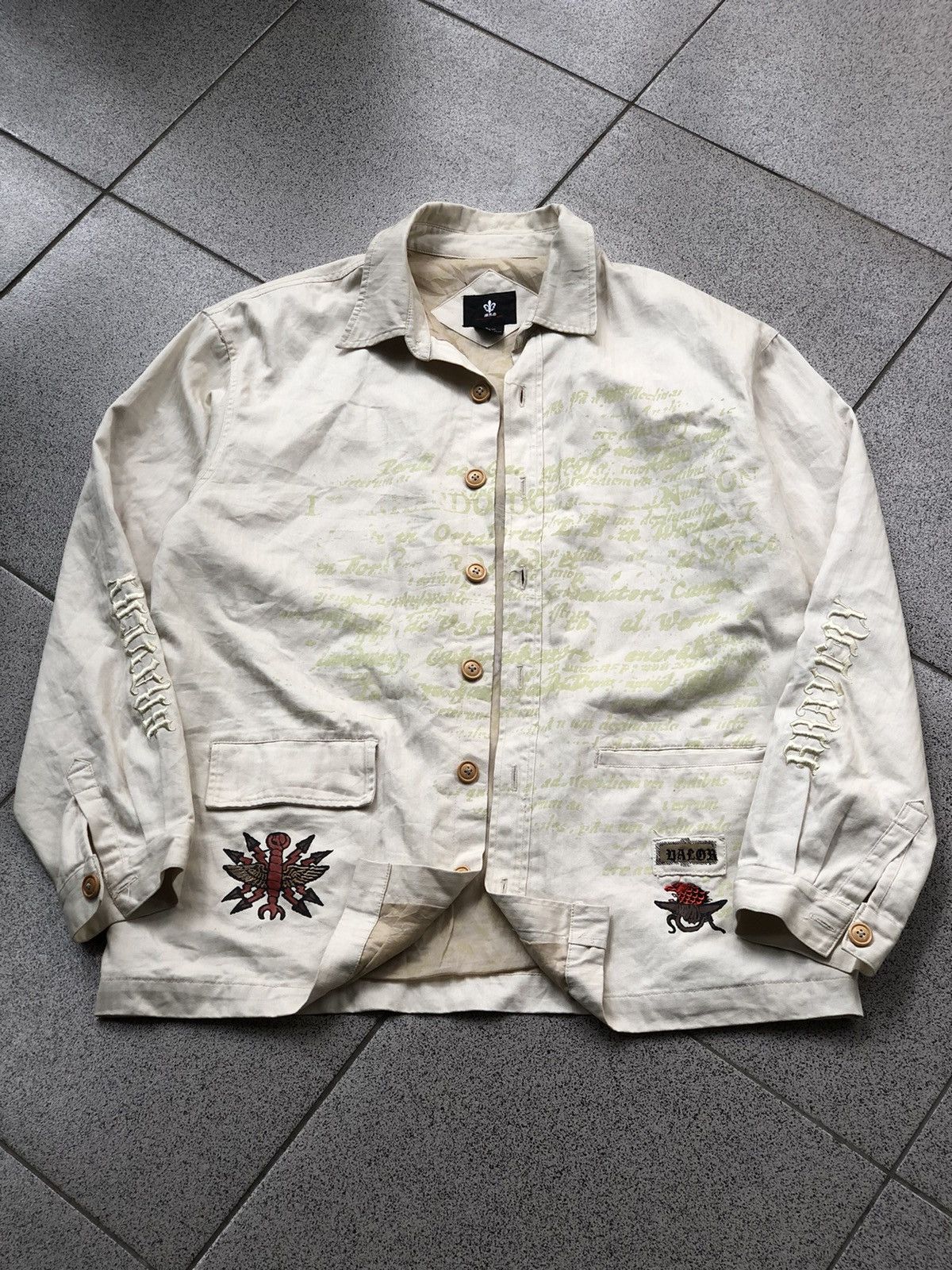 If Six Was Nine × Japanese Brand × Le Grande Bleu (L.G.B.) 💸NEED GONE💸 Mrg Long Jacket Size US XL / EU 56 / 4 - 4 Thumbnail