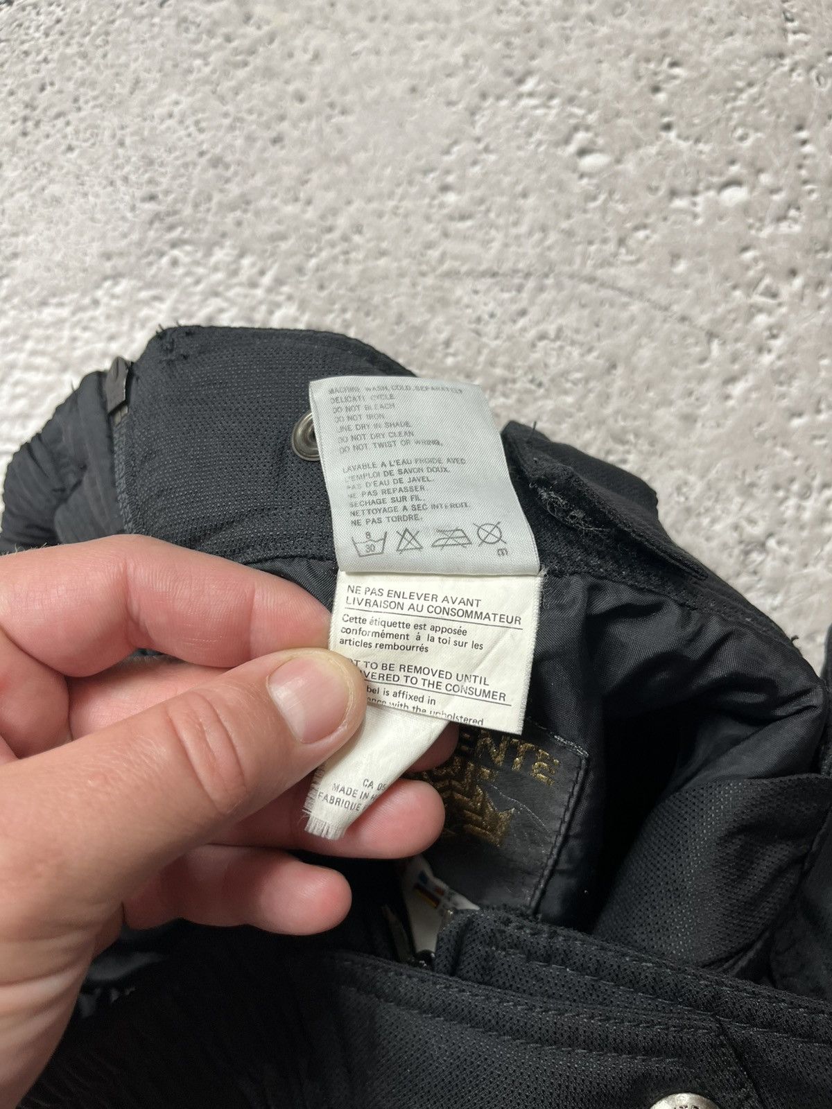 Descente × Vintage Vintage Descente Ski Pants Men’s L Black Technical Trousers Size US 28 / EU 44 - 11 Thumbnail