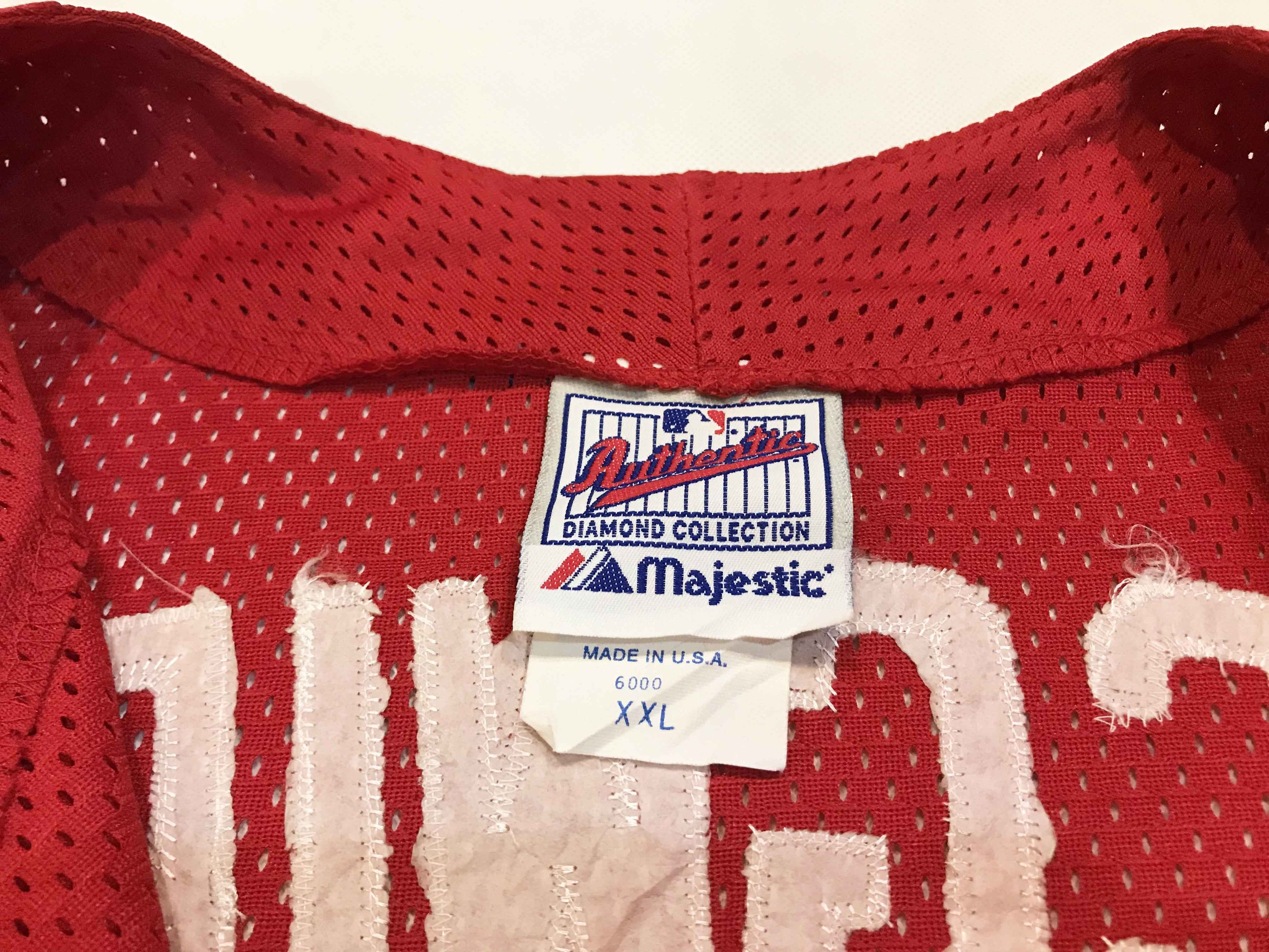 MLB × Majestic × Vintage Majestic Diamond MLB St. Louis Cardinals MCGWIRE #25 Jersey Size US XXL / EU 58 / 5 - 3 Thumbnail