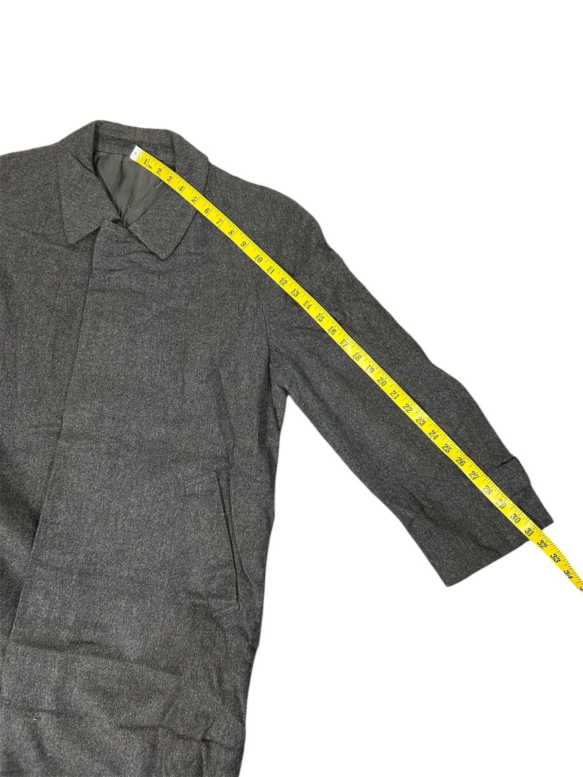 Yves Saint Laurent Yves Saint Laurent Diffusion Homme Vintage OverCoat Gray Size US M / EU 48-50 / 2 - 22 Thumbnail