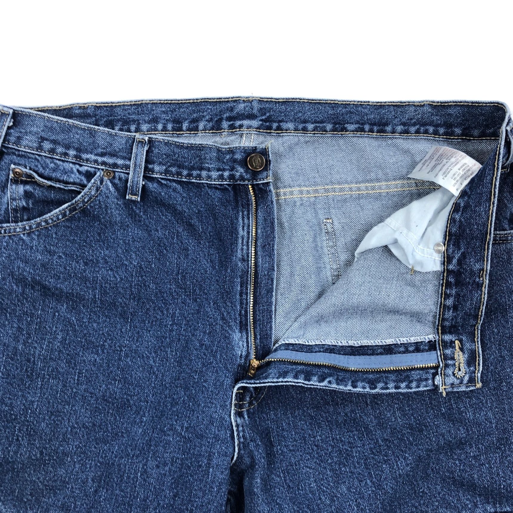 Dickies Dickies Men's 38x32 Relaxed Fit Double Knee Carpenter Jeans Workwear Blue Denim Size US 38 / EU 54 - 2 Thumbnail