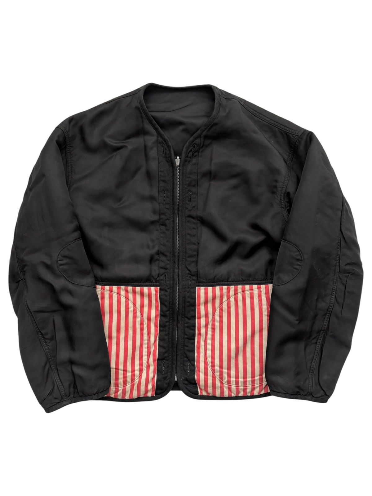 Visvim 2020 Rare Black Iris Striped Liner Size US S / EU 44-46 / 1 - 1 Thumbnail